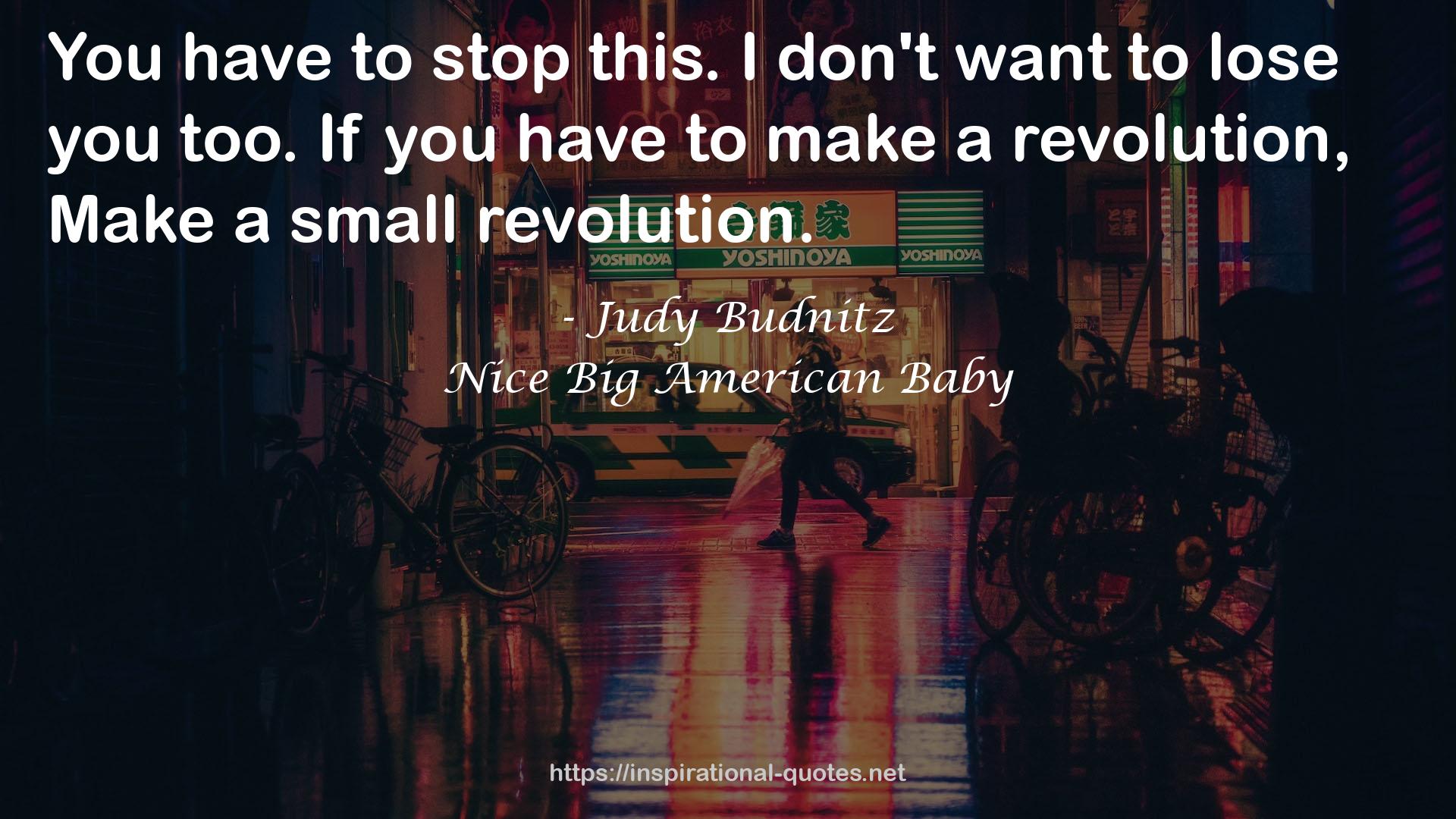 Nice Big American Baby QUOTES