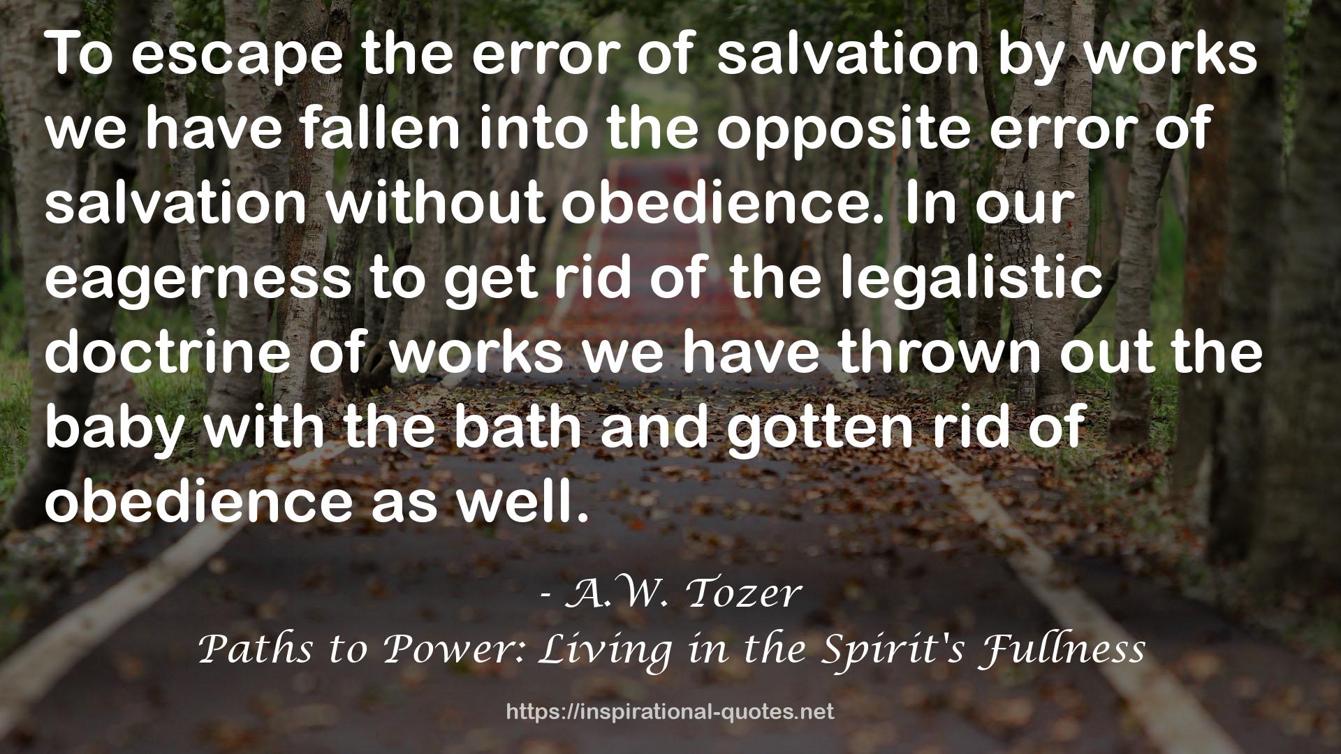 Paths to Power: Living in the Spirit's Fullness QUOTES