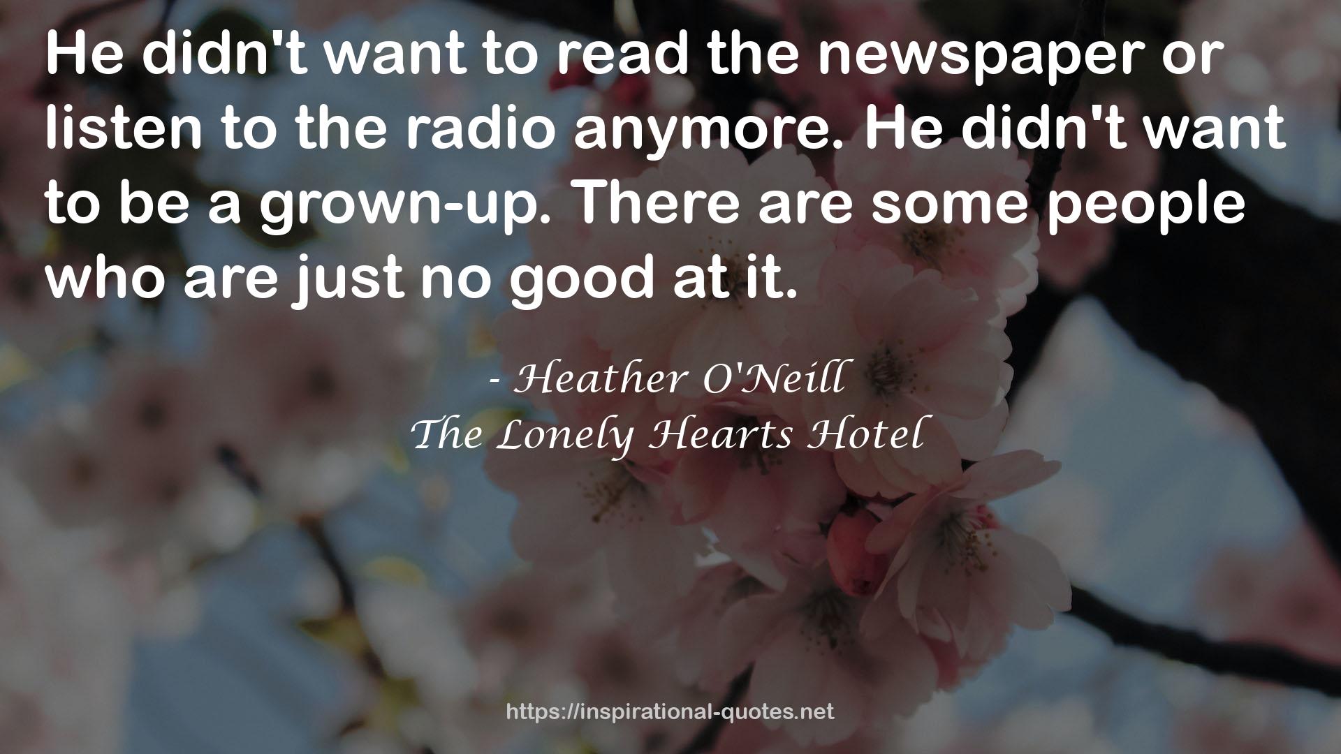 Heather O'Neill QUOTES