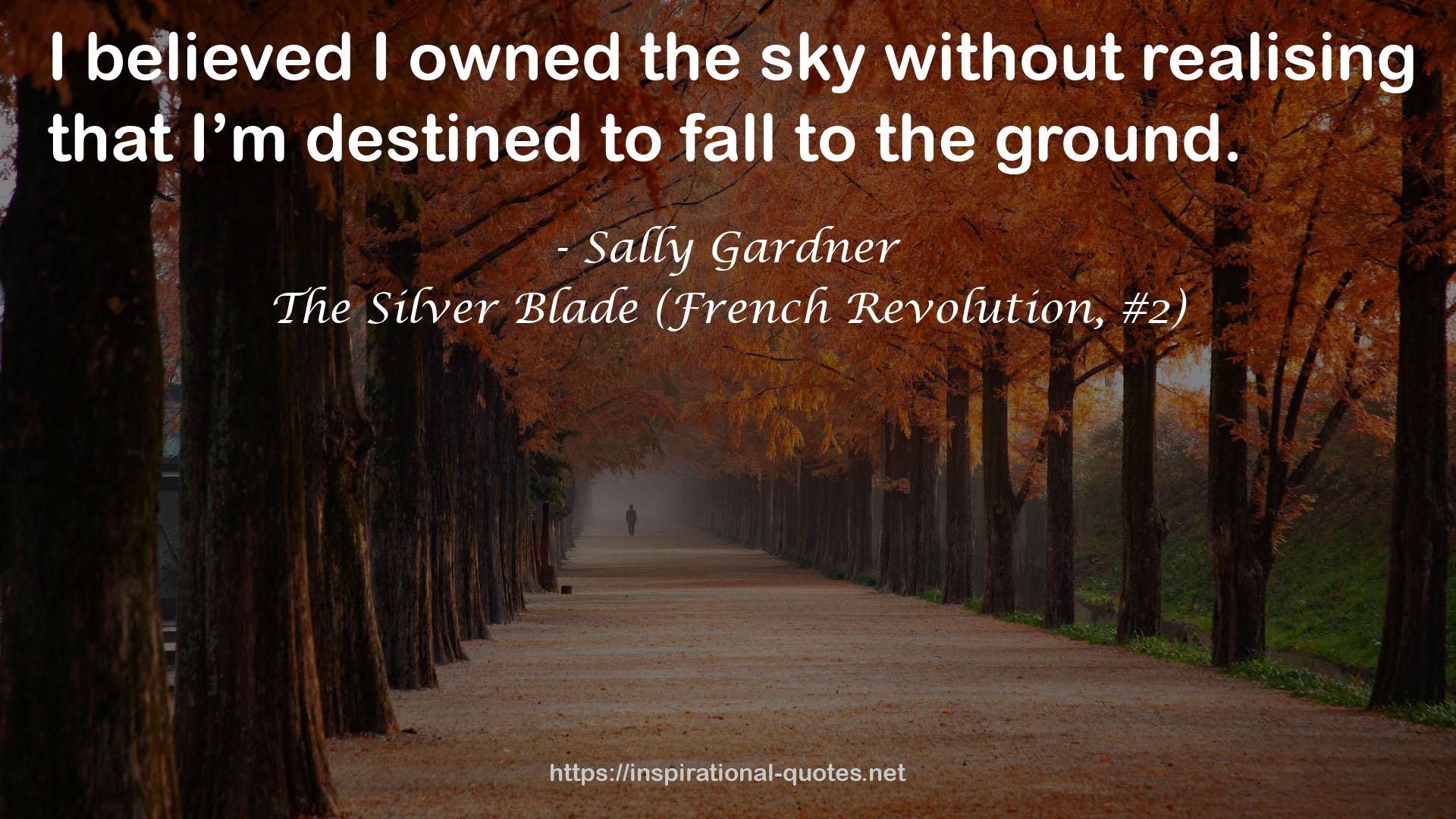 The Silver Blade (French Revolution, #2) QUOTES