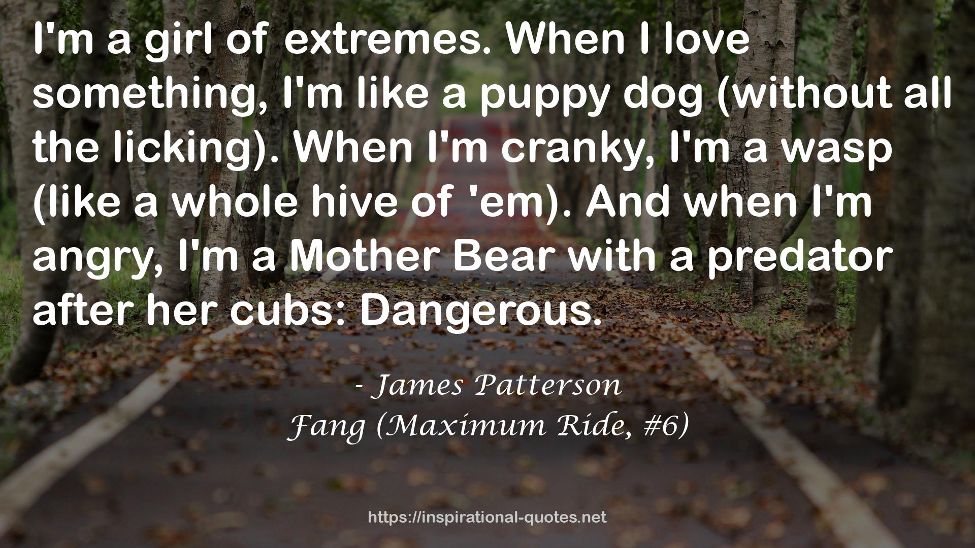 Fang (Maximum Ride, #6) QUOTES