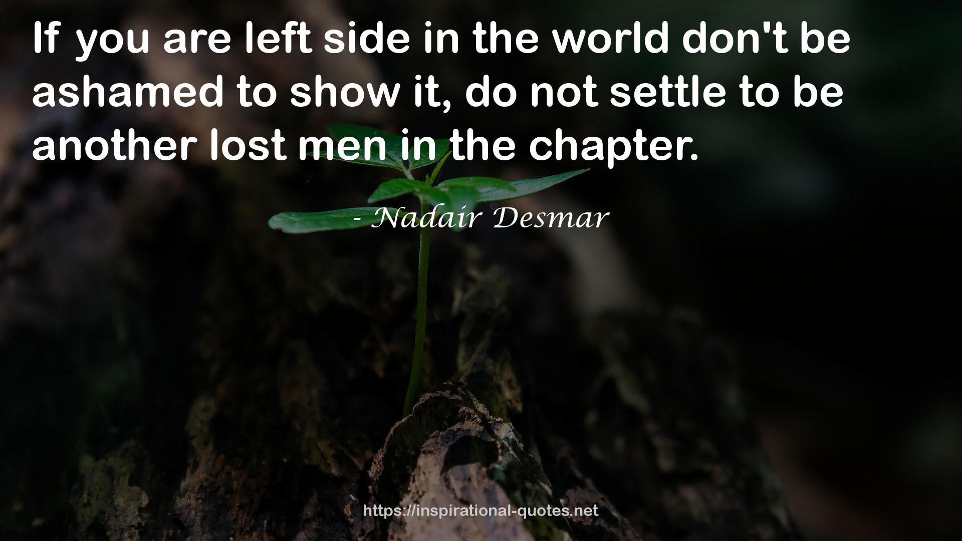 Nadair Desmar QUOTES