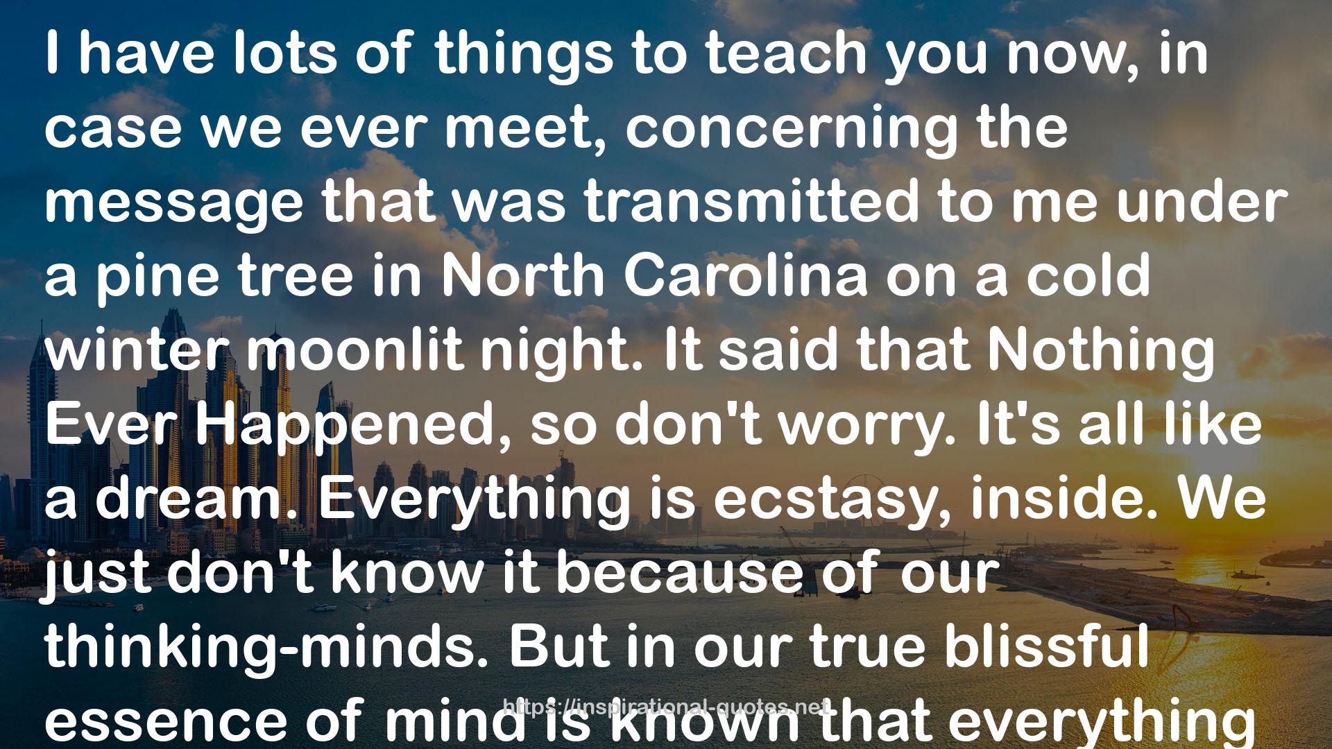 North Carolina  QUOTES