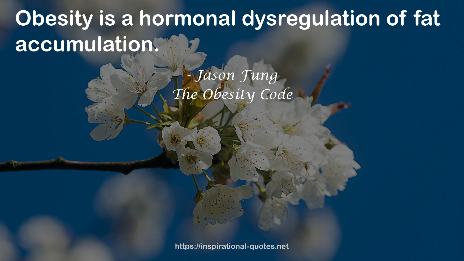 The Obesity Code QUOTES