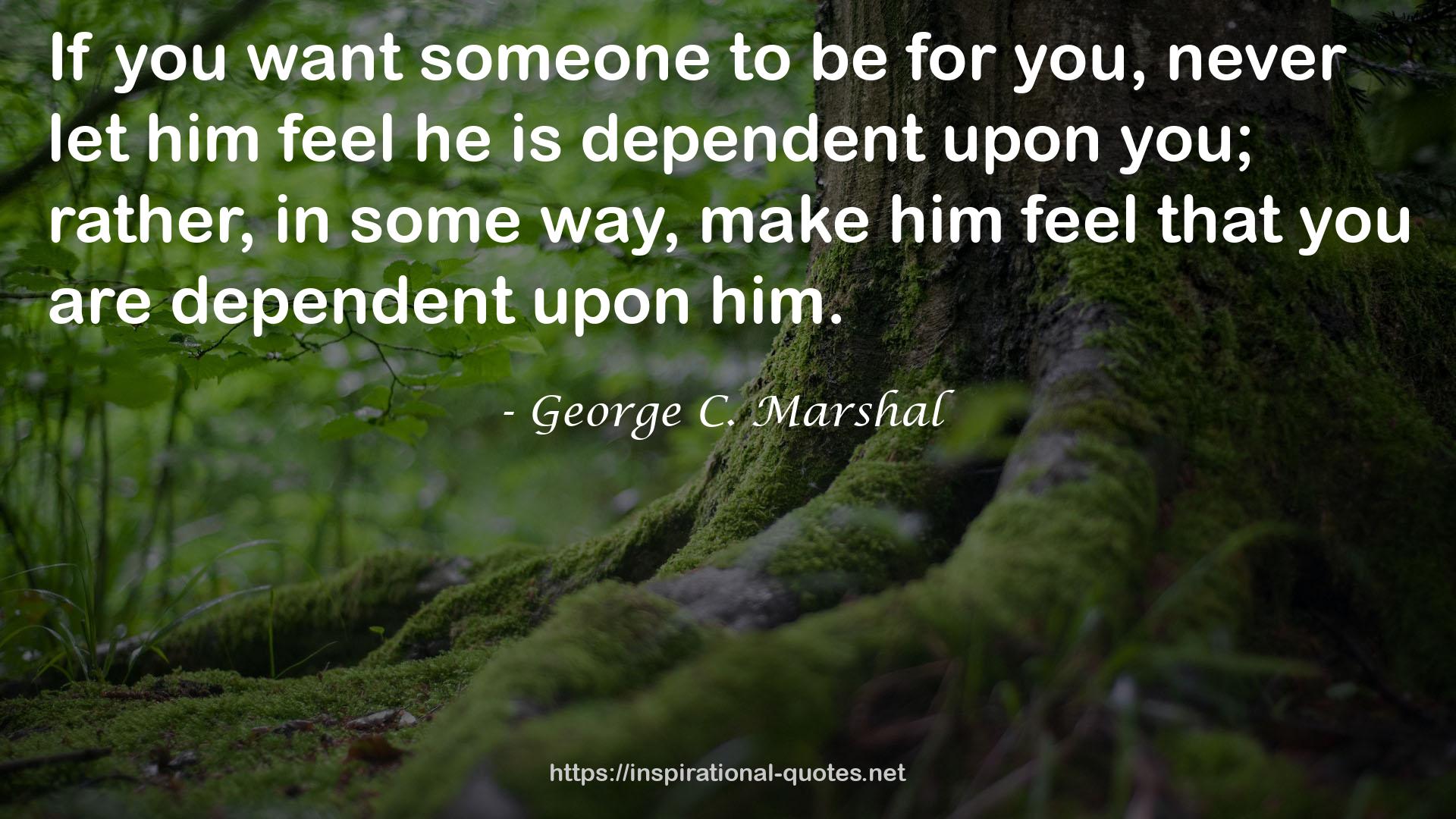 George C. Marshal QUOTES