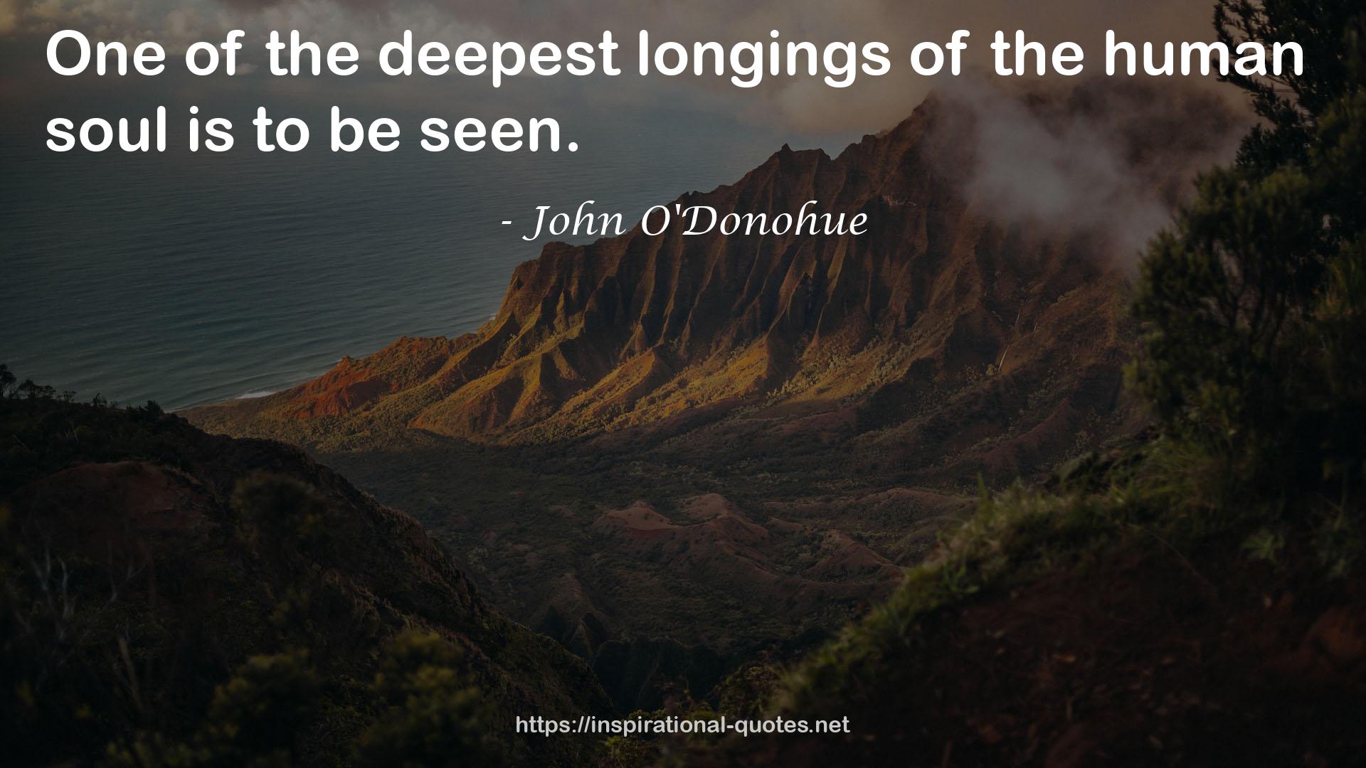 the deepest longings  QUOTES