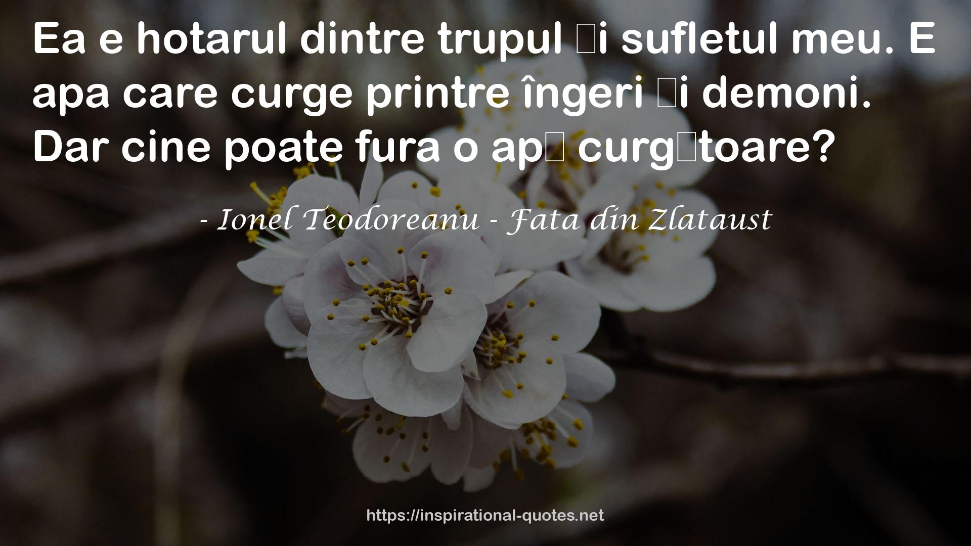 Ionel Teodoreanu - Fata din Zlataust QUOTES