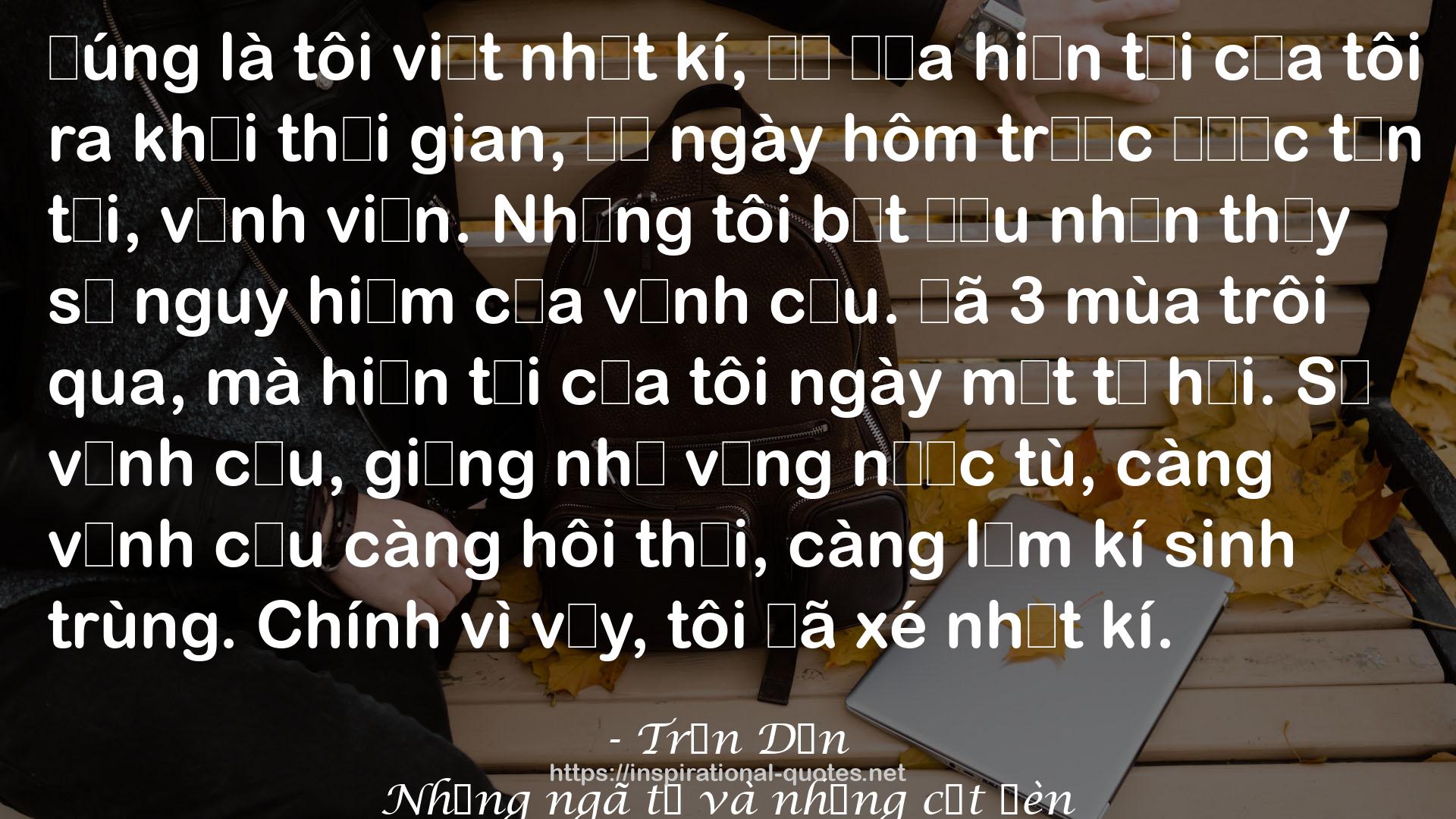 Những ngã tư và những cột đèn QUOTES