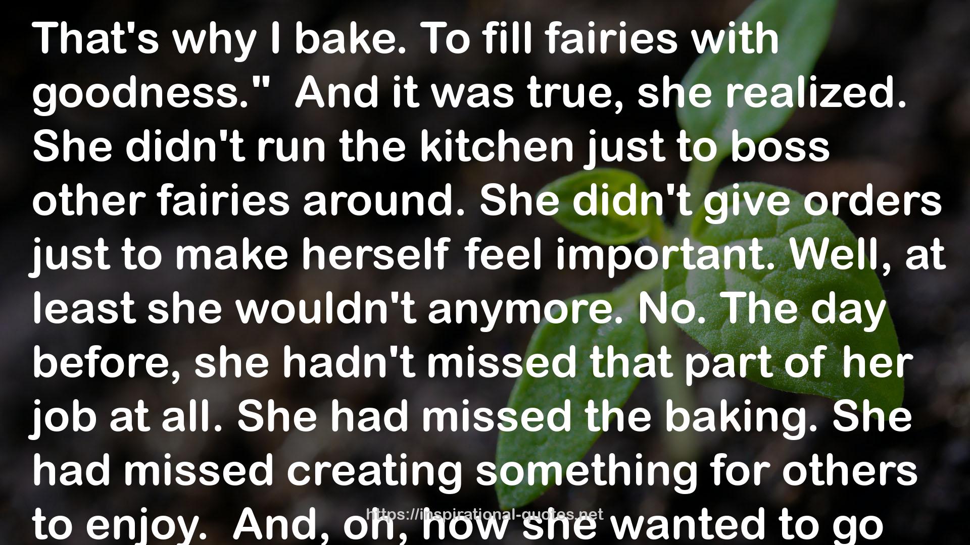 Dulcie's Taste of Magic (Tales of Pixie Hollow, #11) QUOTES