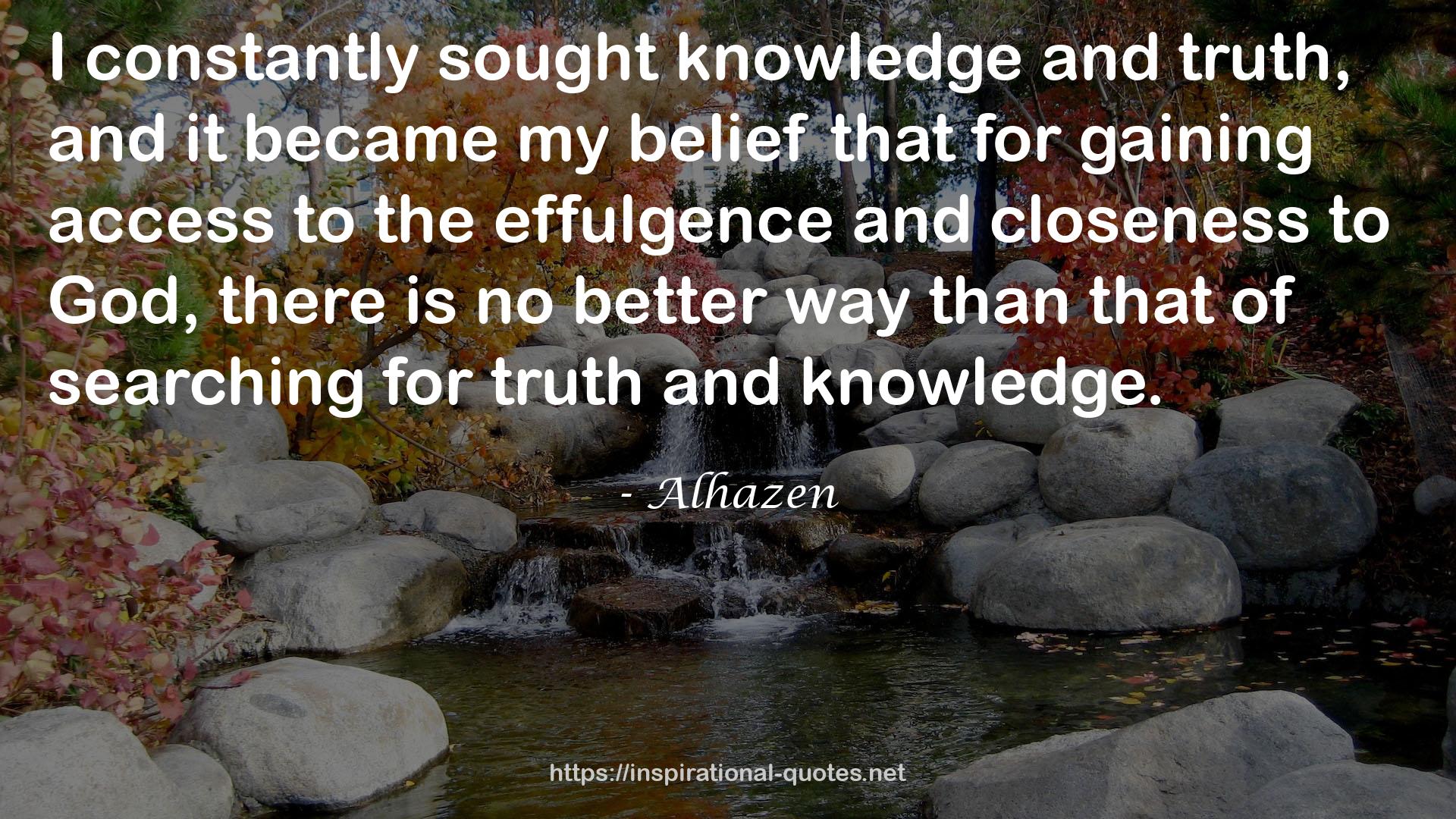 Alhazen QUOTES