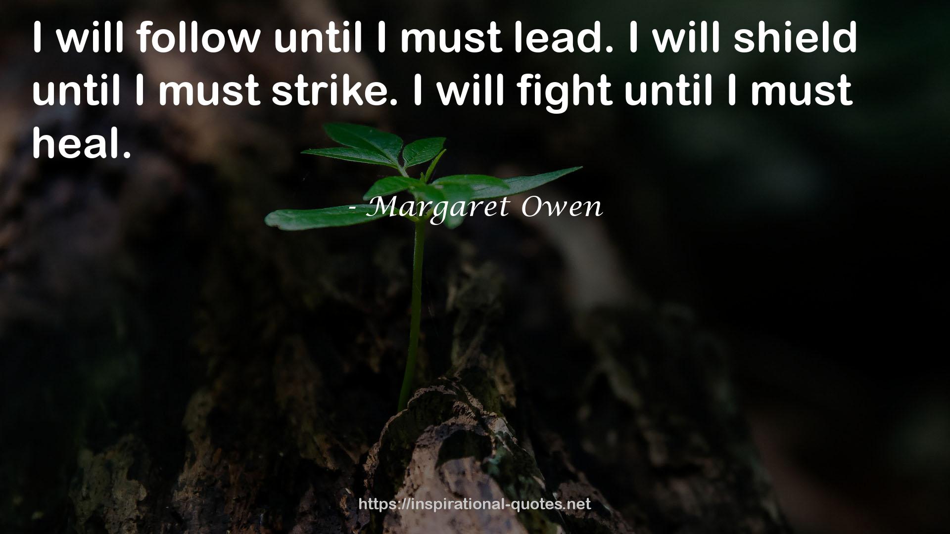 Margaret Owen QUOTES