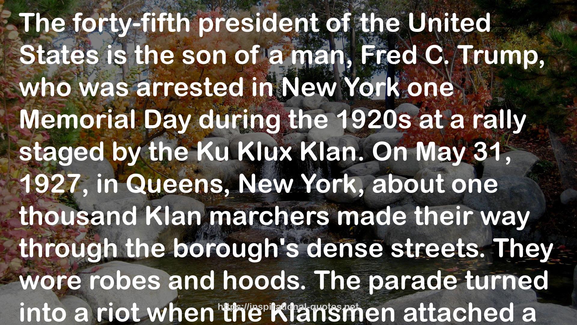 Life of a Klansman: A Family History in White Supremacy QUOTES