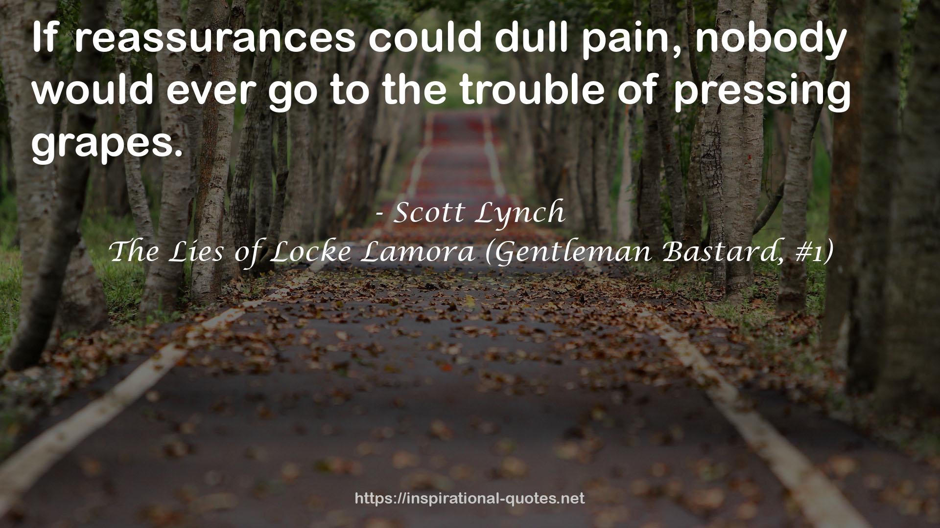 Scott Lynch QUOTES