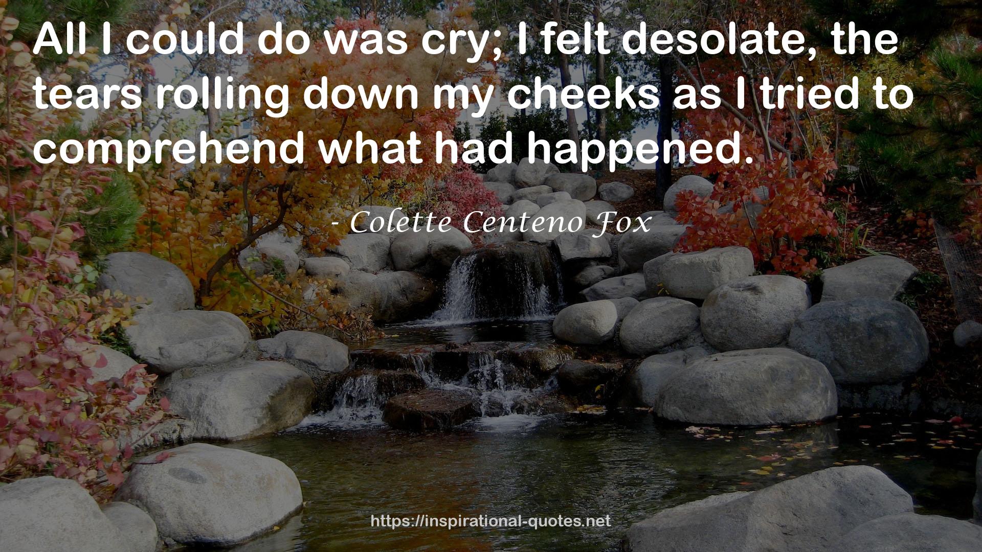 Colette Centeno Fox QUOTES