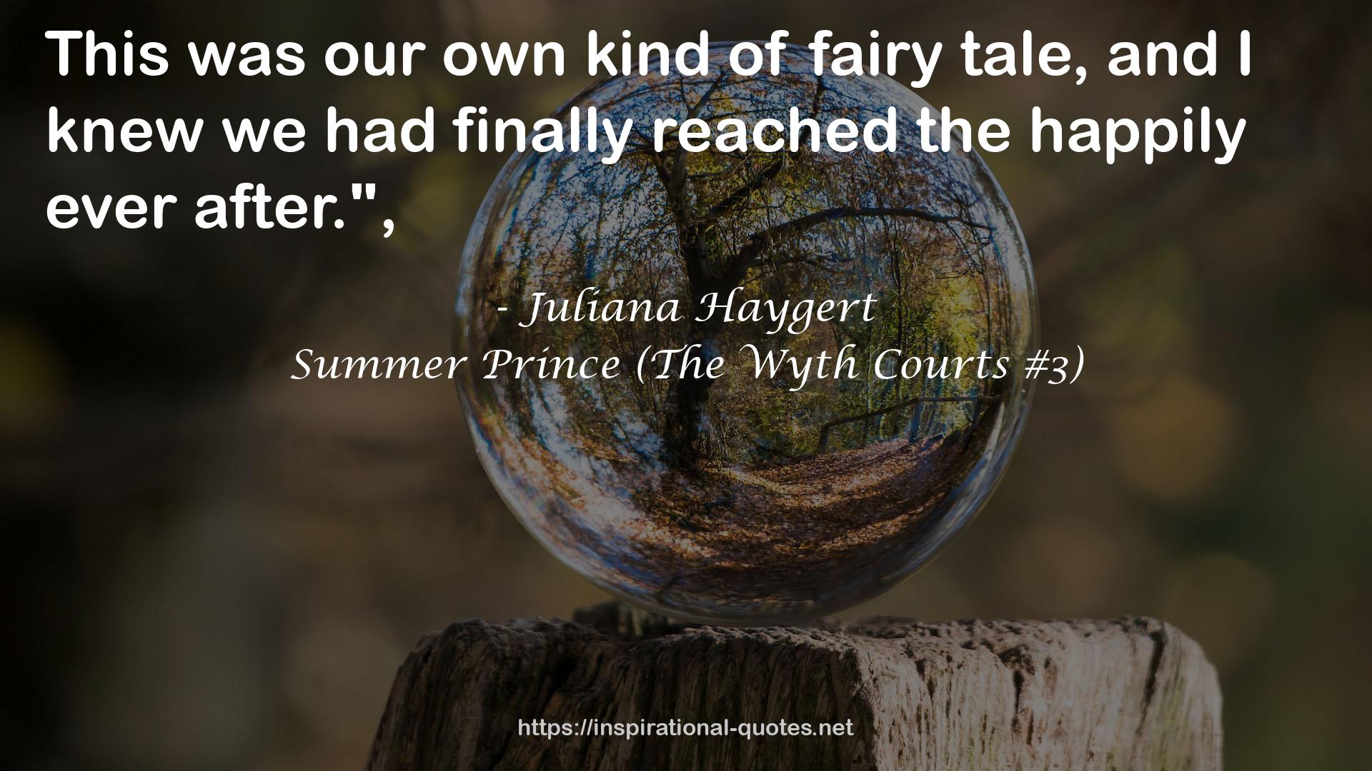 Summer Prince (The Wyth Courts #3) QUOTES