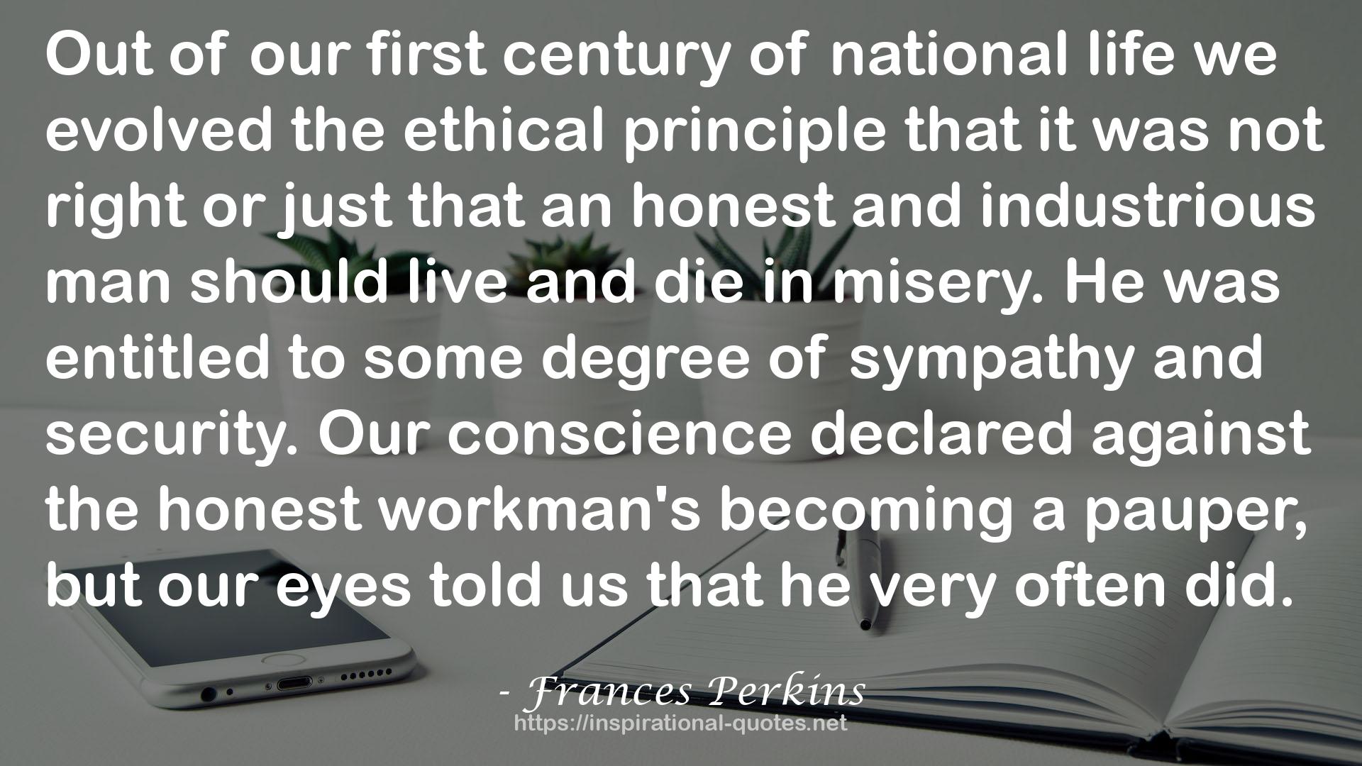 Frances Perkins QUOTES