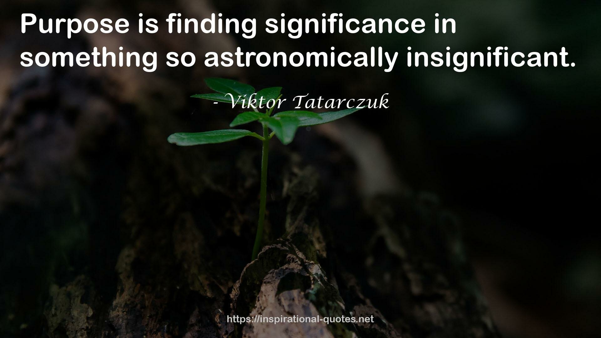 Viktor Tatarczuk QUOTES