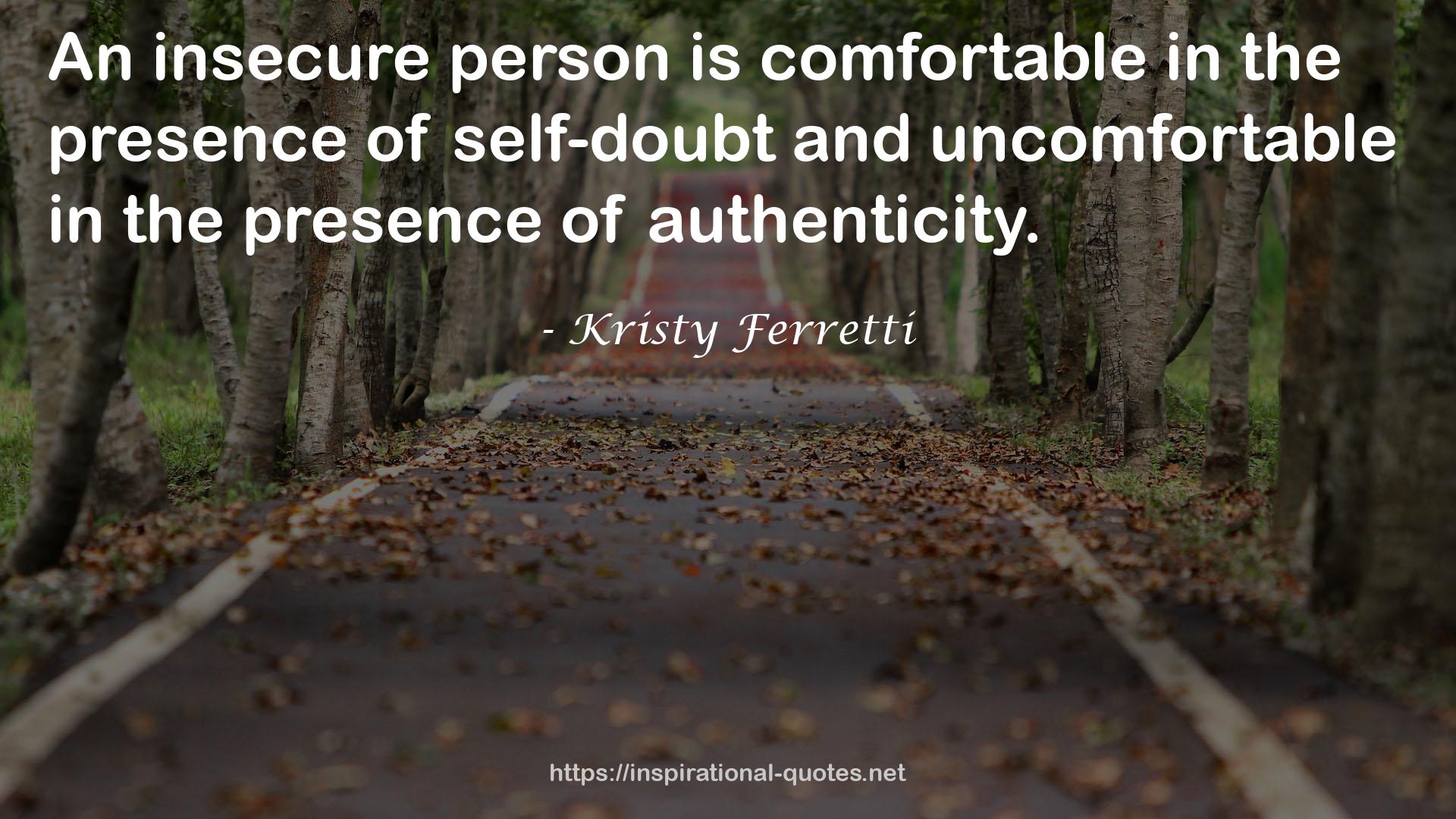 Kristy Ferretti QUOTES