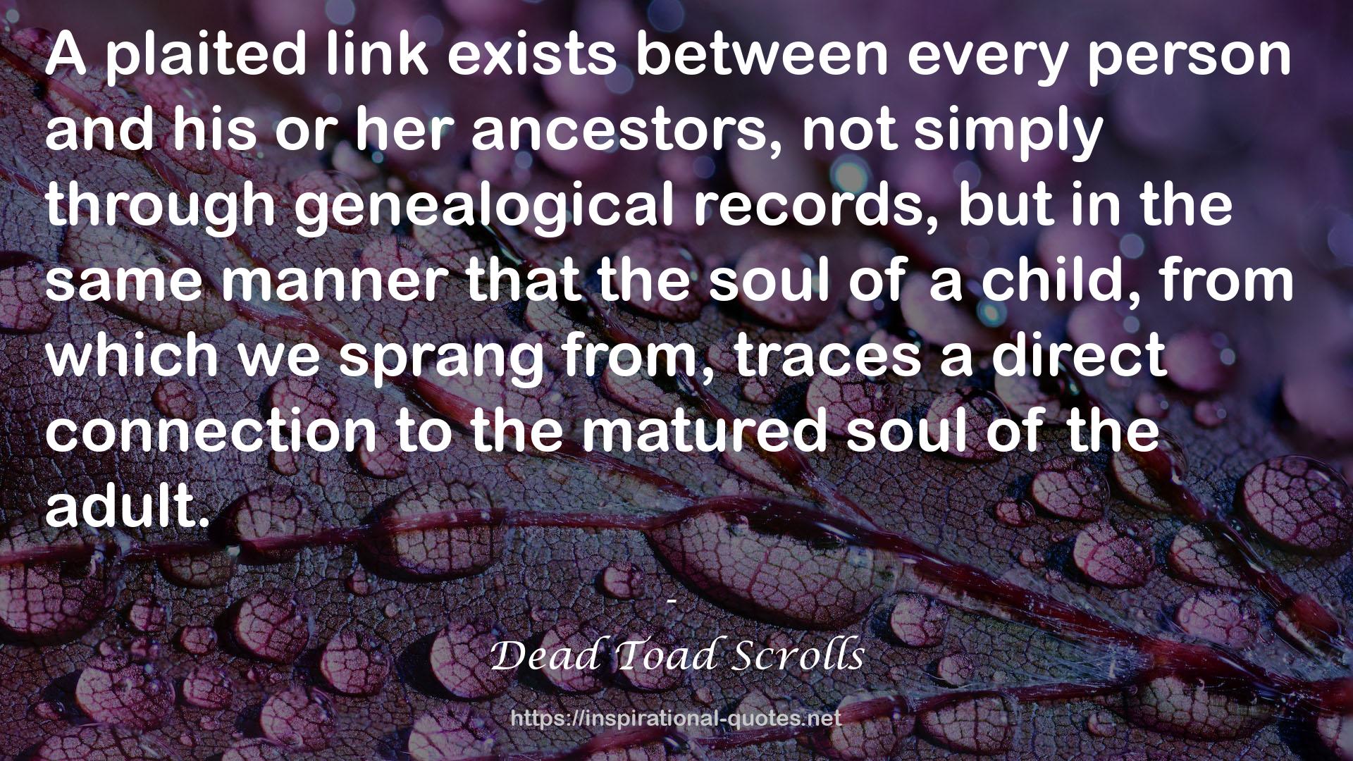 genealogical  QUOTES