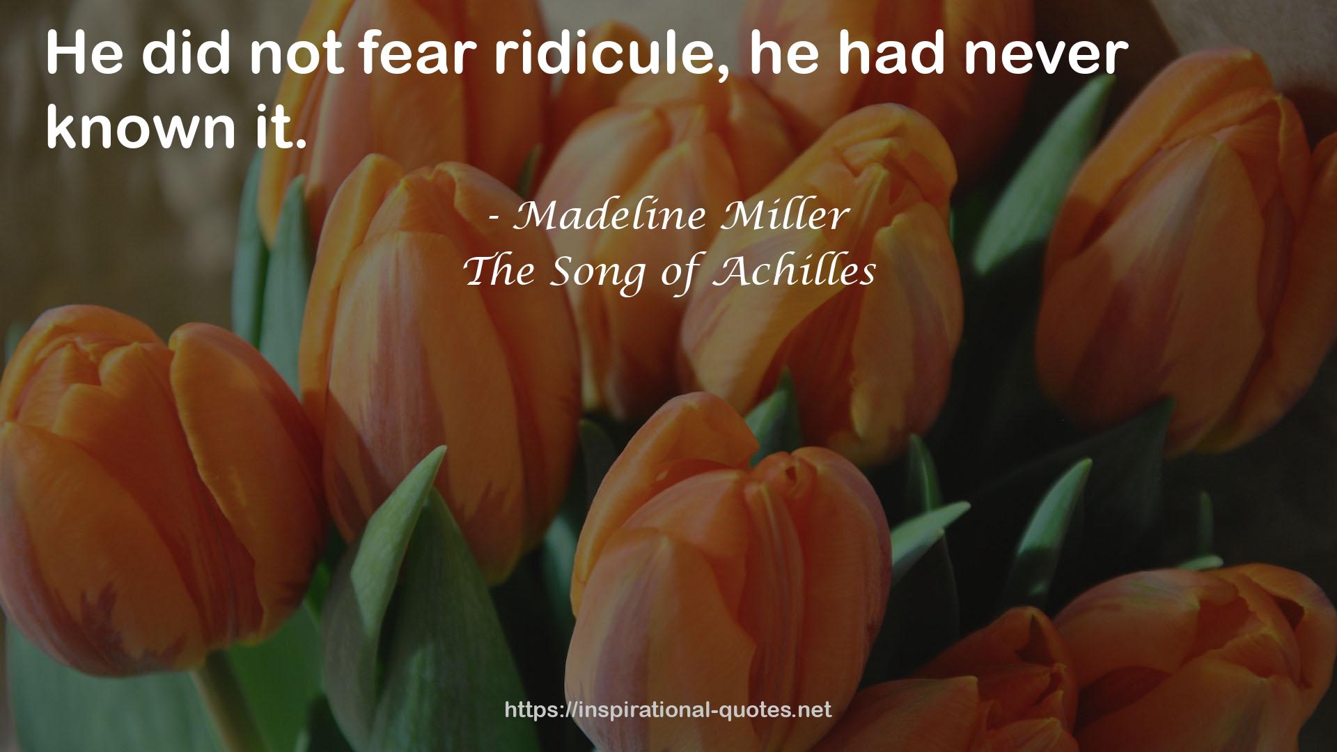 The Song of Achilles QUOTES