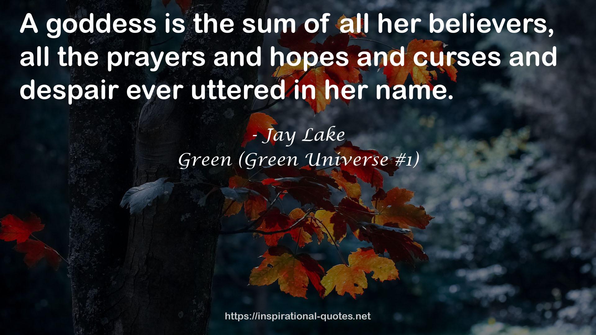 Green (Green Universe #1) QUOTES