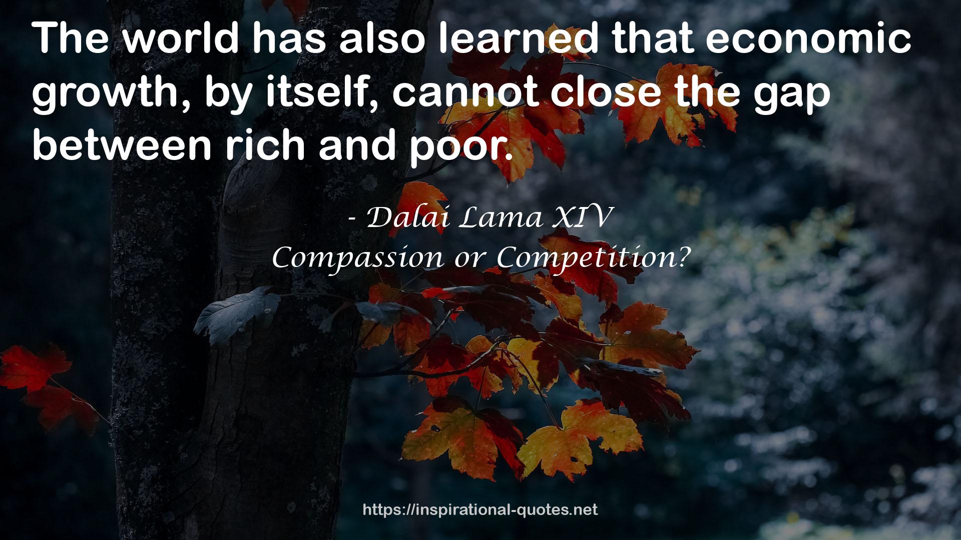 Compassion or Competition? QUOTES