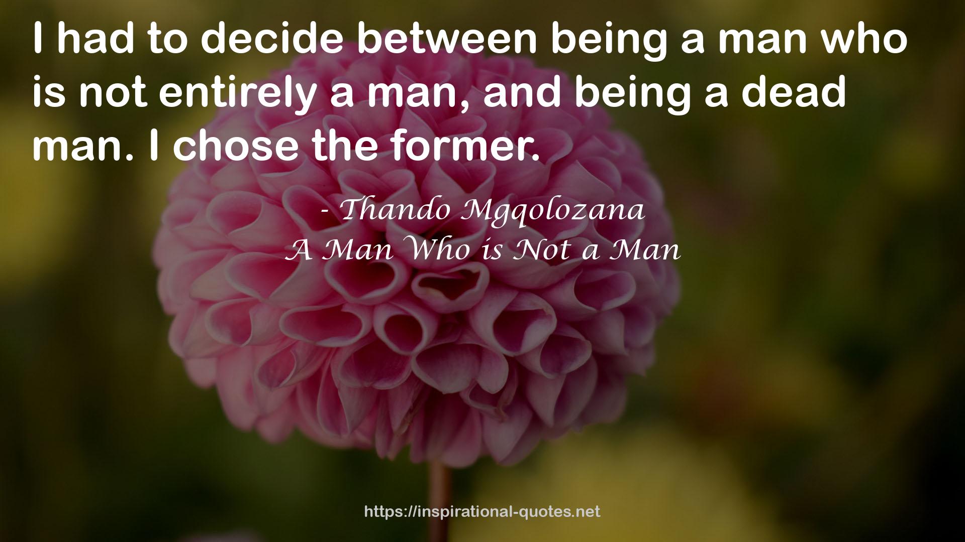 Thando Mgqolozana QUOTES