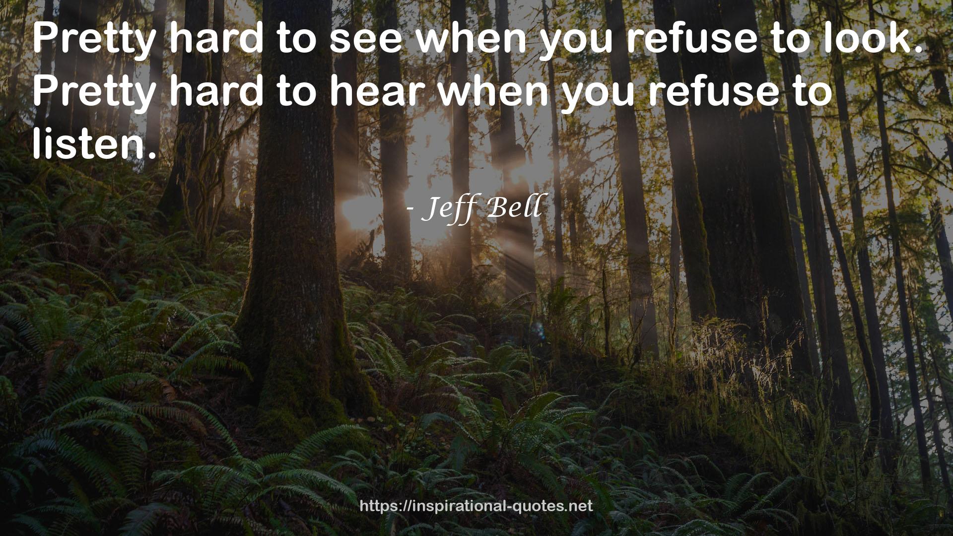 Jeff Bell QUOTES