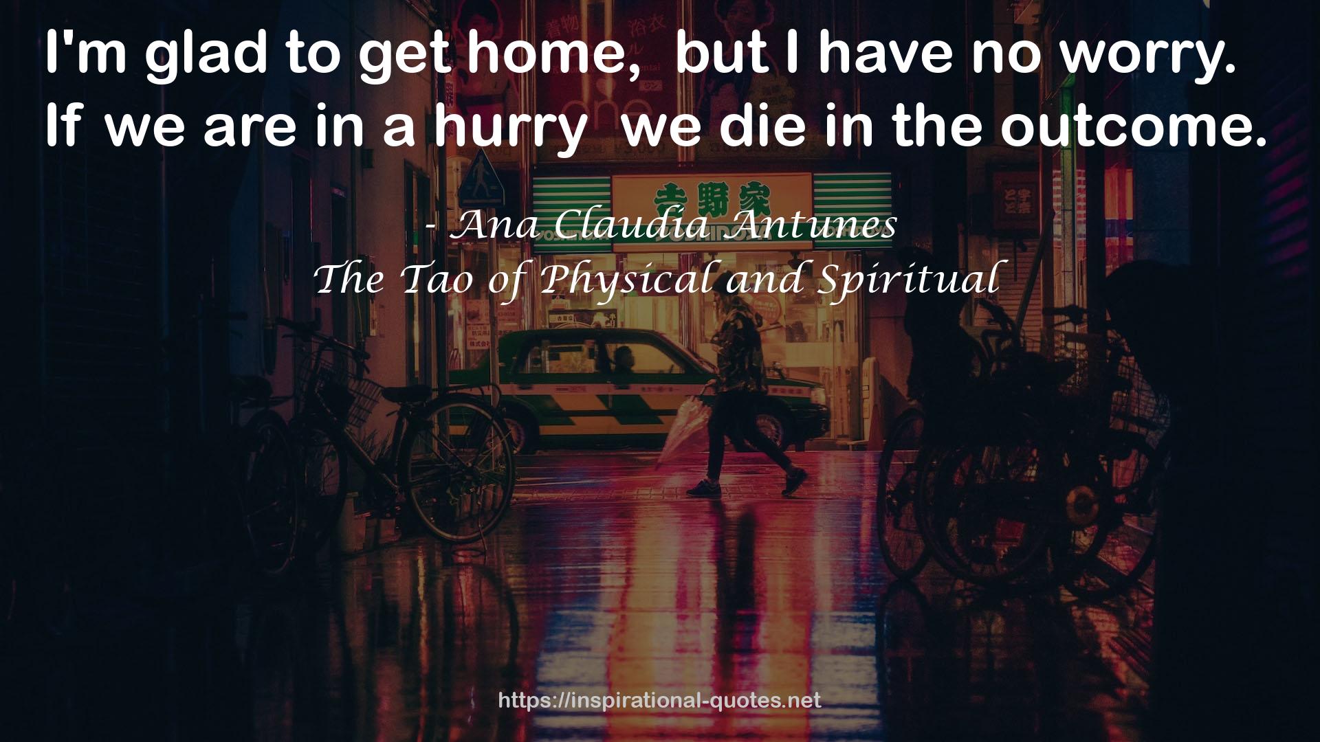 The Tao of Physical and Spiritual QUOTES