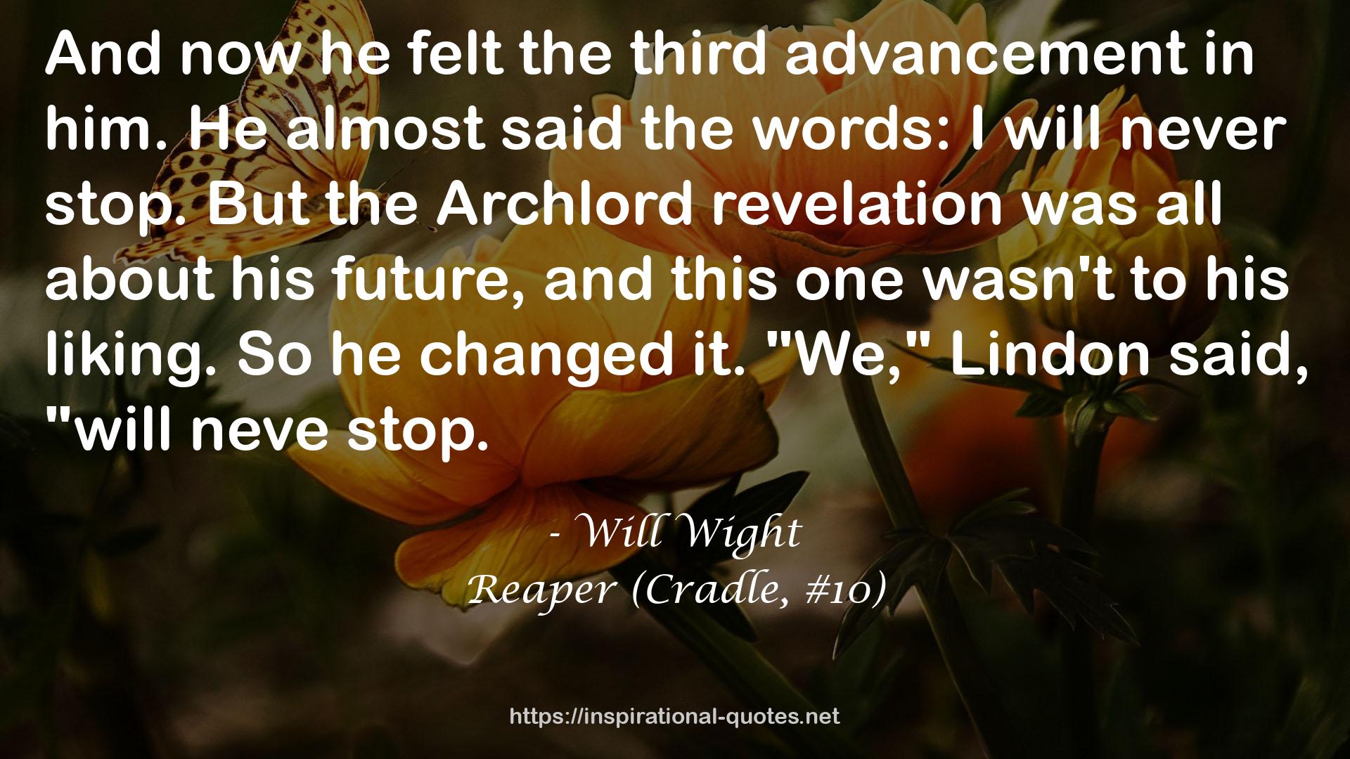 Reaper (Cradle, #10) QUOTES