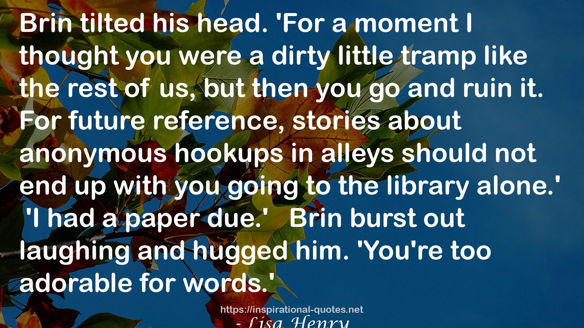 The Naughty Boy (Boy, #1.5) QUOTES