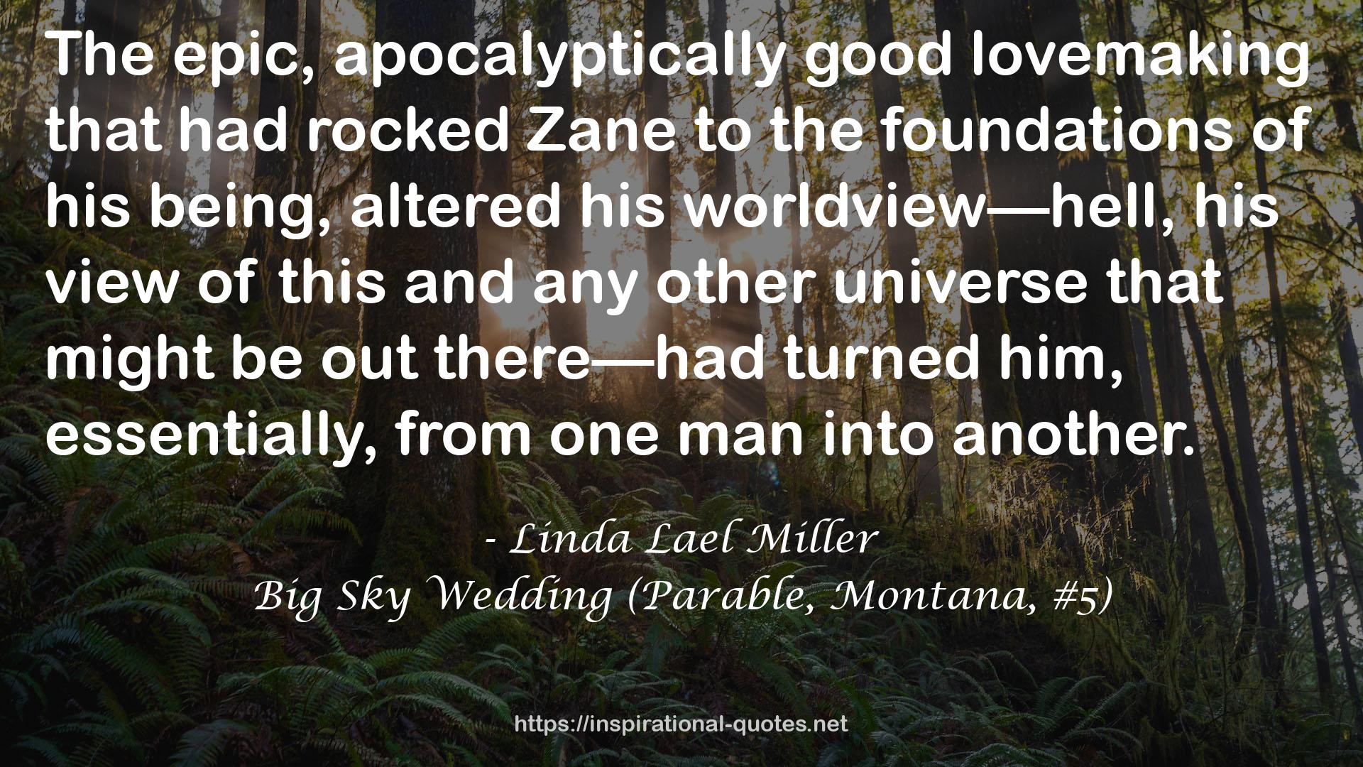 Big Sky Wedding (Parable, Montana, #5) QUOTES