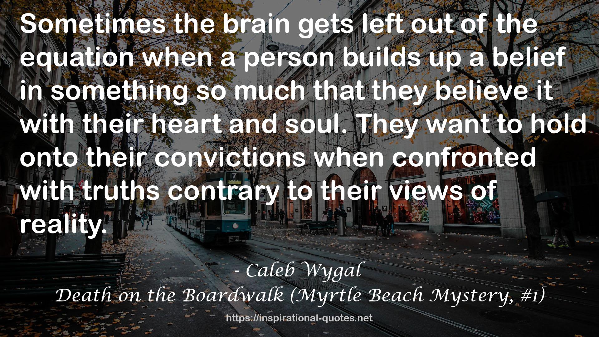 Death on the Boardwalk (Myrtle Beach Mystery, #1) QUOTES