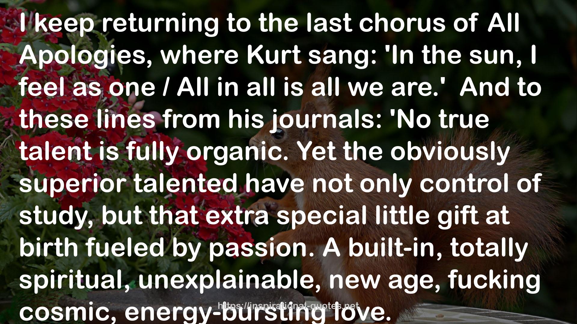 Serving the Servant: Remembering Kurt Cobain QUOTES