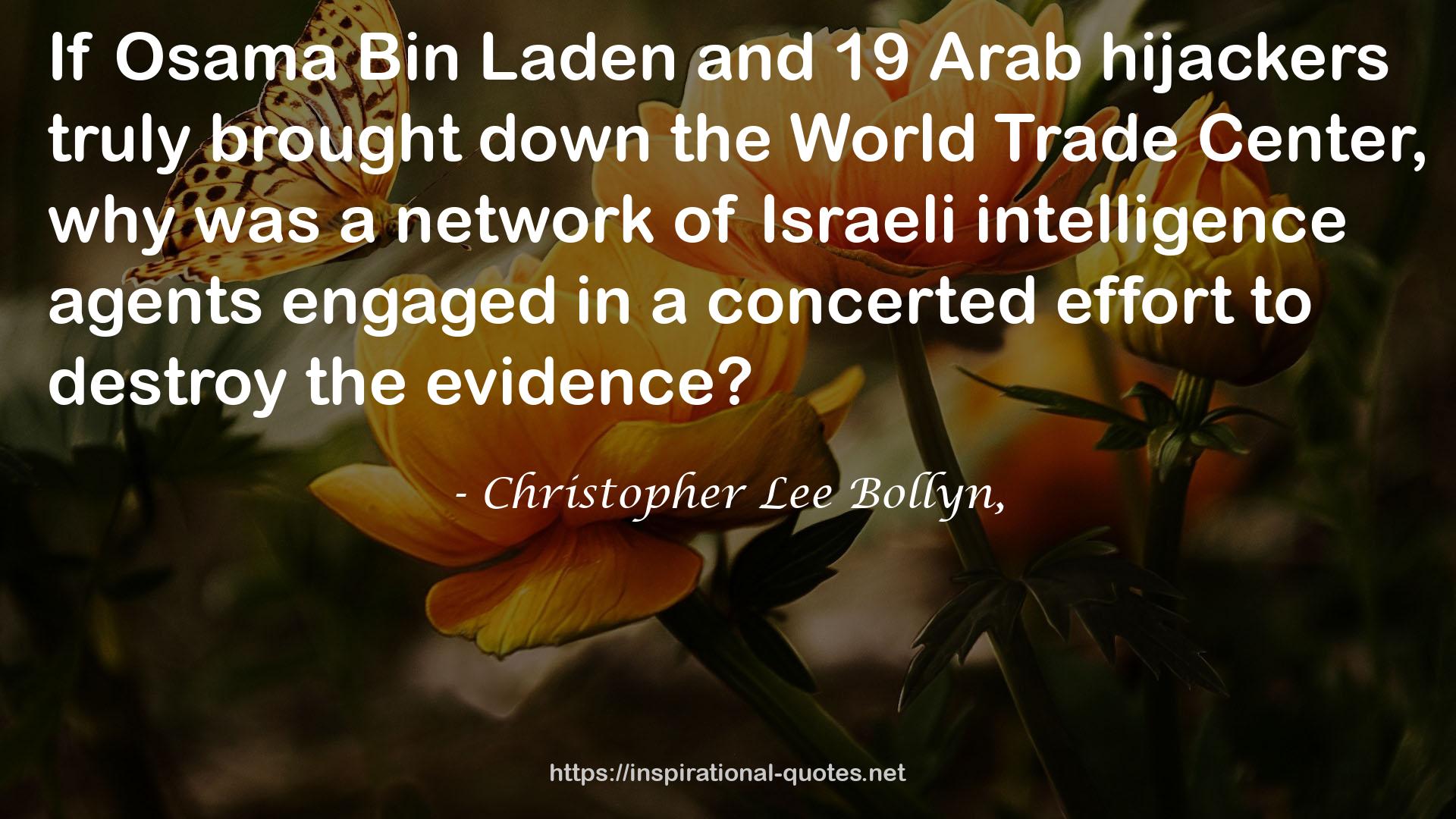 Christopher Lee Bollyn, QUOTES