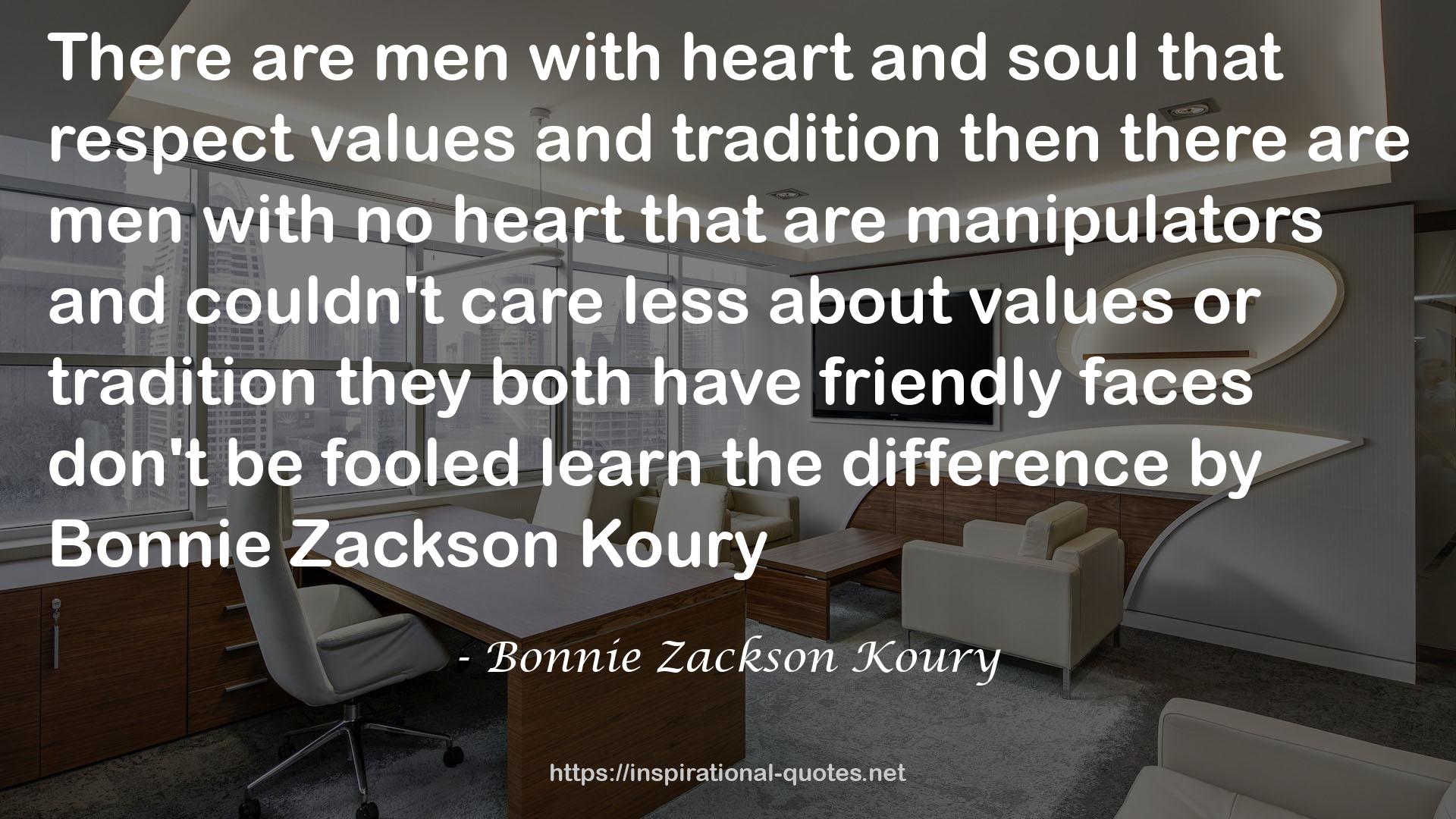 Bonnie Zackson Koury QUOTES