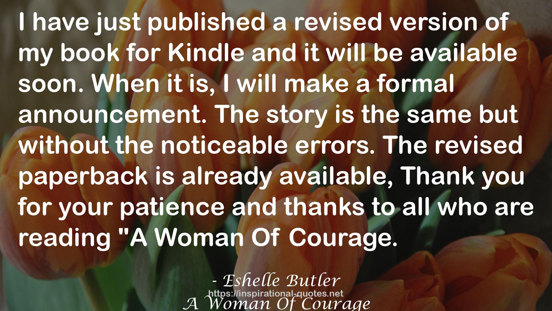 A Woman Of Courage QUOTES