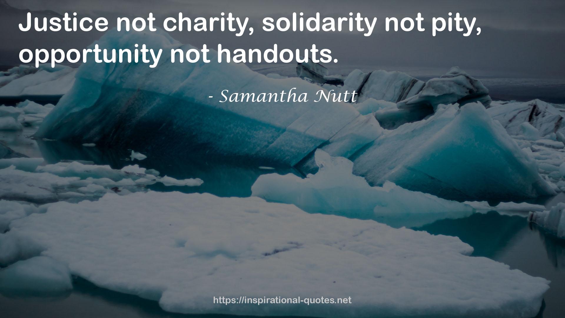 Samantha Nutt QUOTES