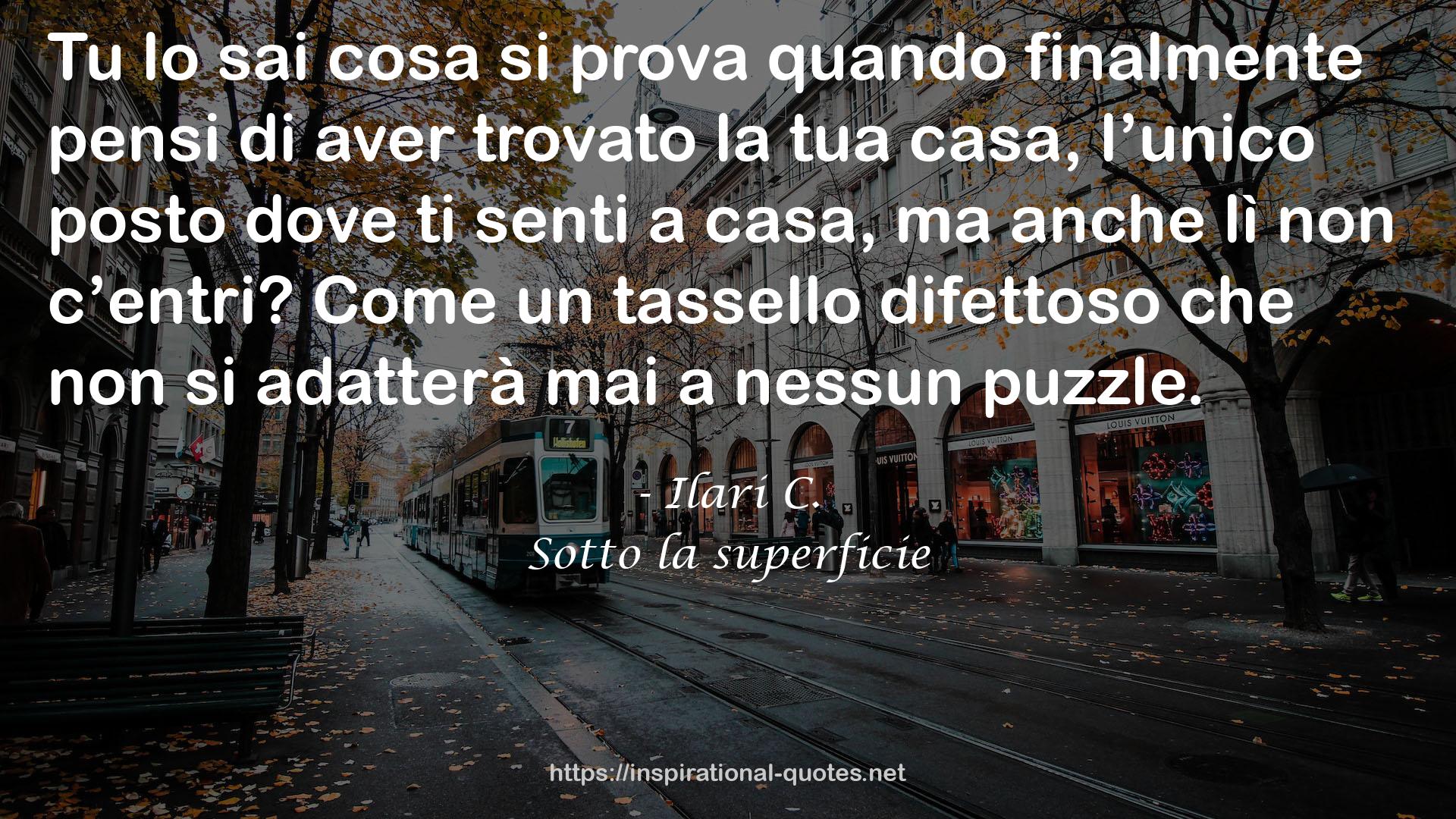 Sotto la superficie QUOTES