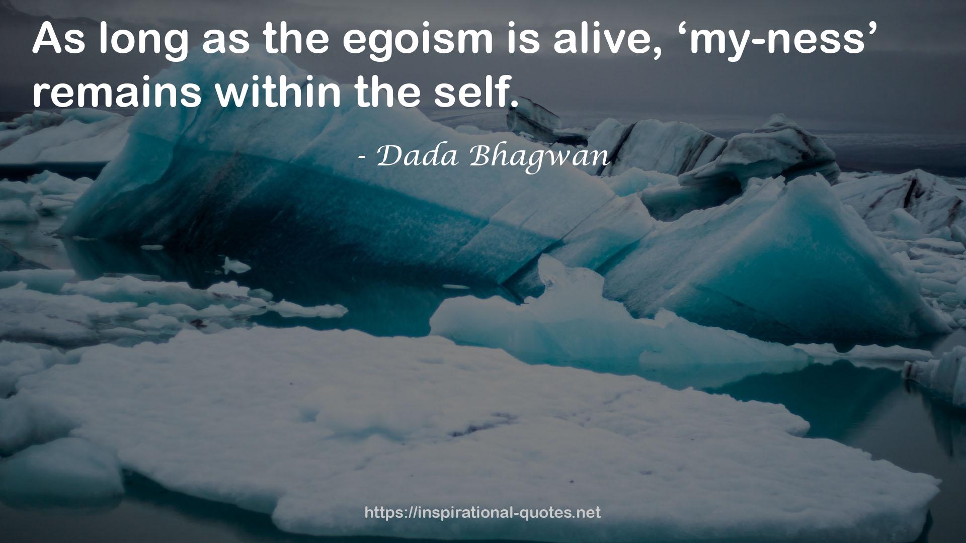 egoism  QUOTES