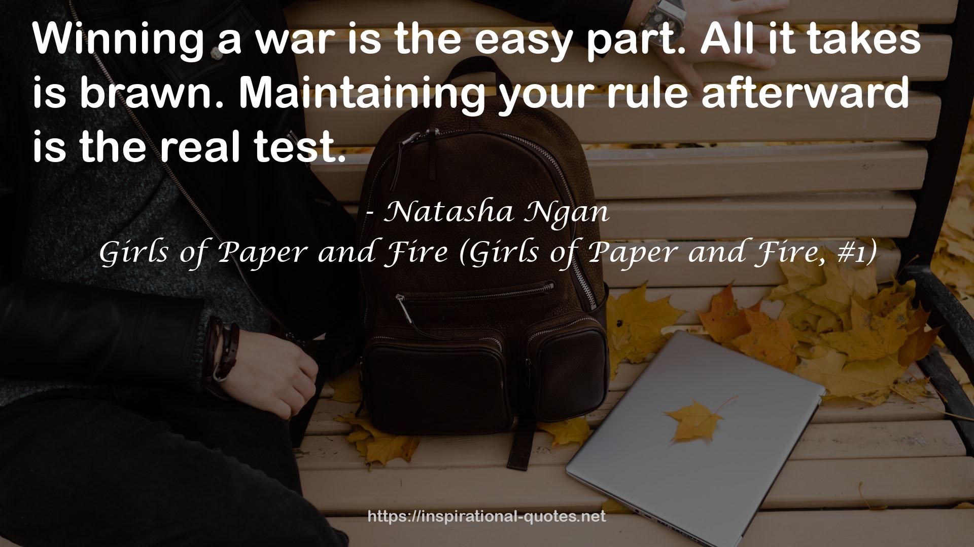 Girls of Paper and Fire (Girls of Paper and Fire, #1) QUOTES