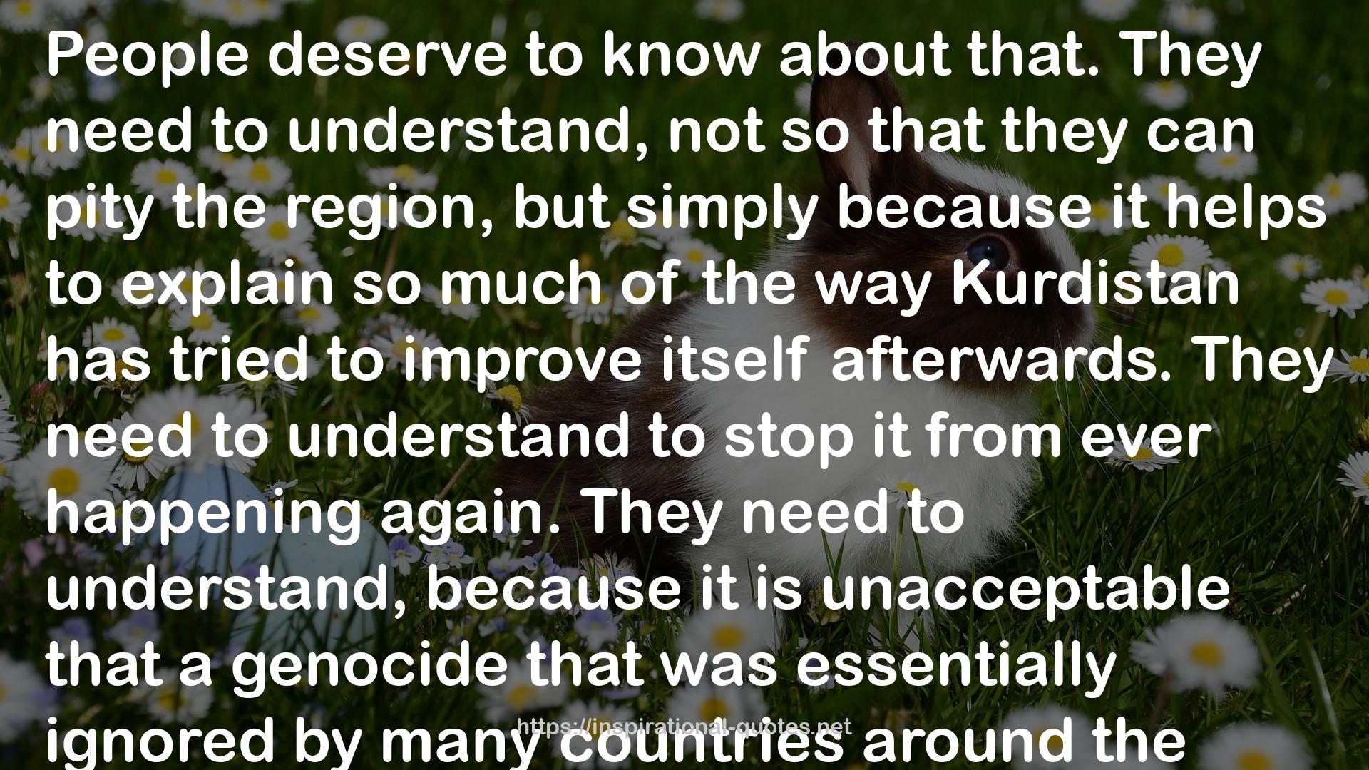 Kurdistan: Genocide and Rebirth QUOTES