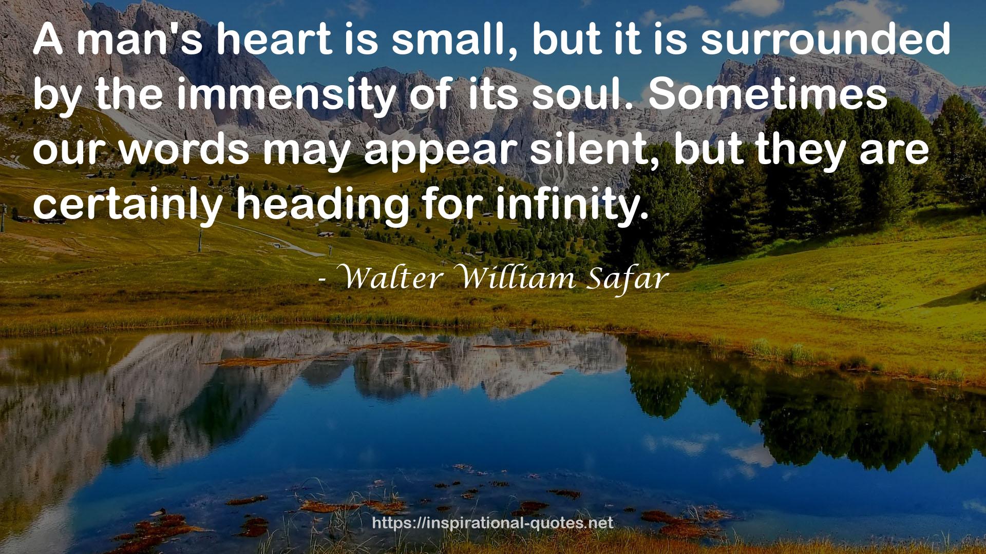 Walter William Safar QUOTES