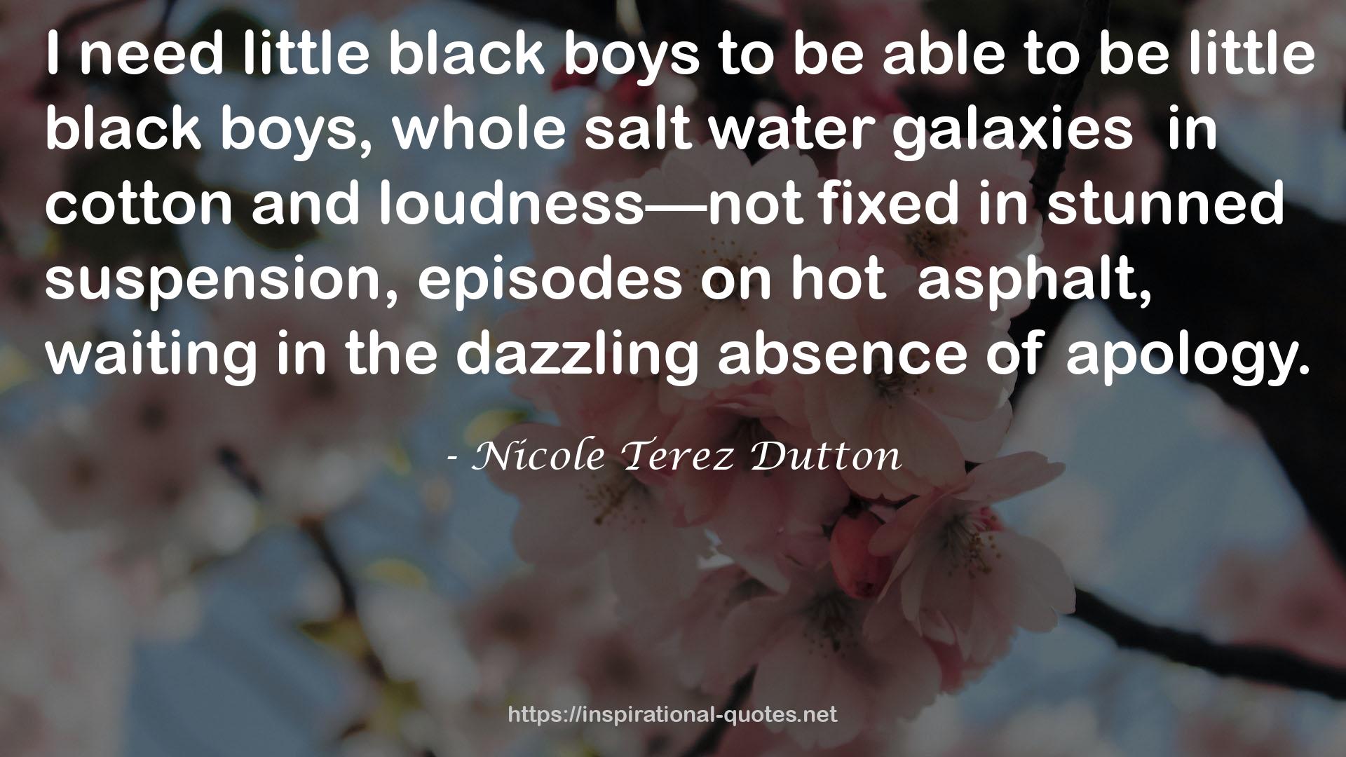 Nicole Terez Dutton QUOTES