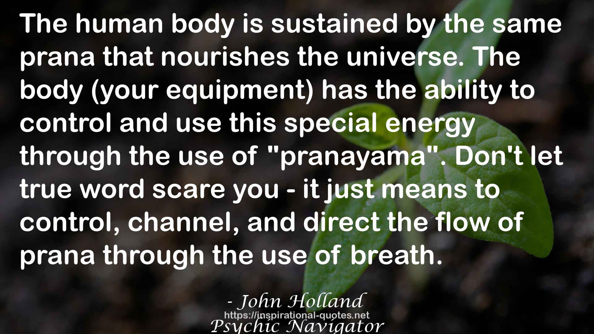 John Holland QUOTES