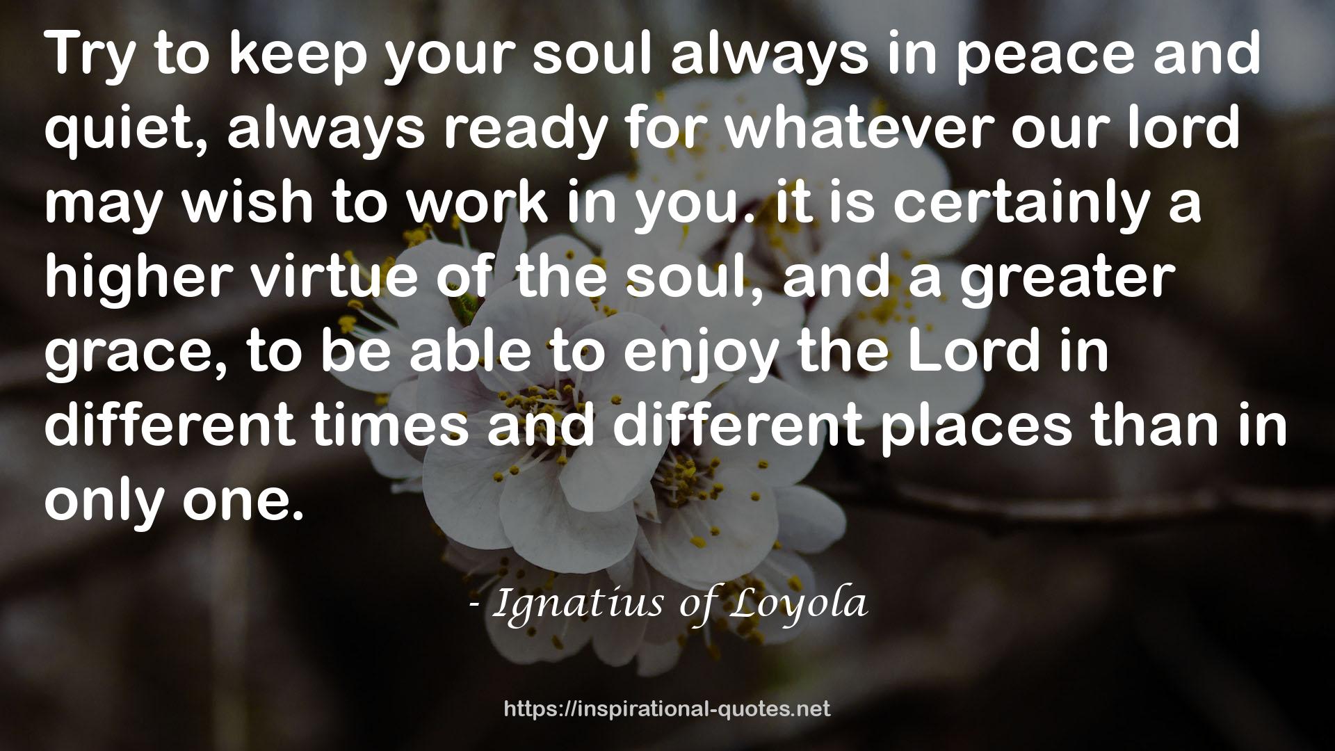 Ignatius of Loyola QUOTES