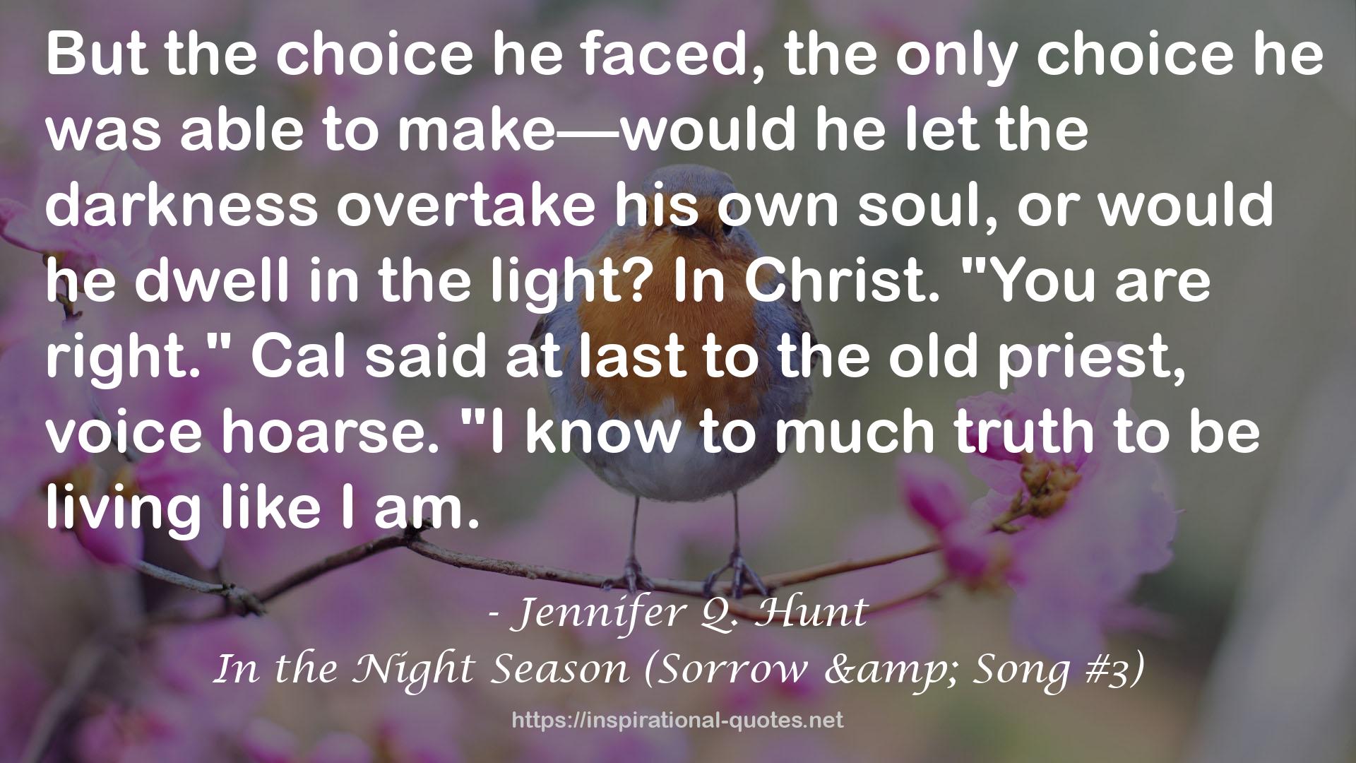 In the Night Season (Sorrow & Song #3) QUOTES