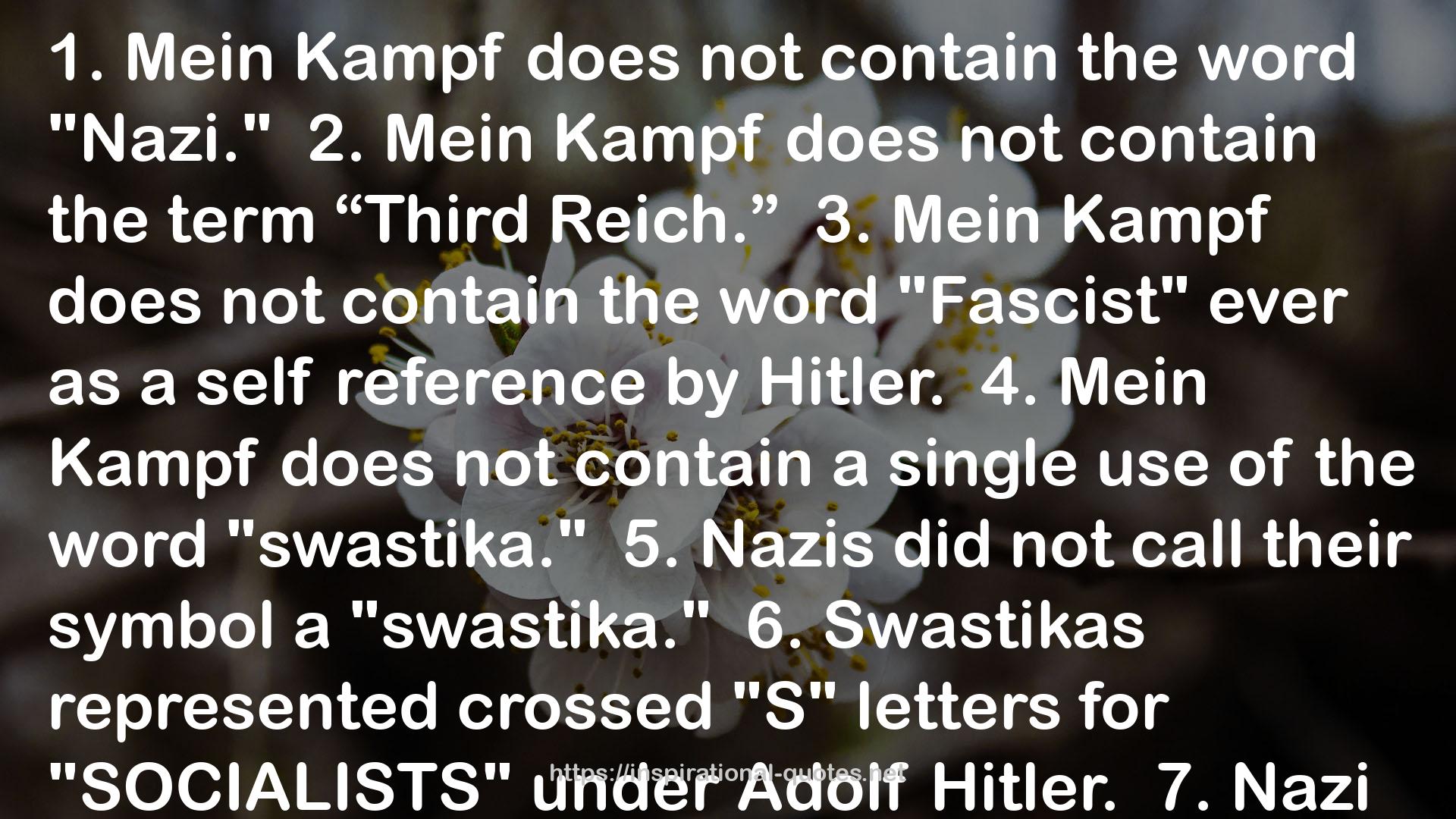 MEIN KAMPF Adolf Hitler QUOTES