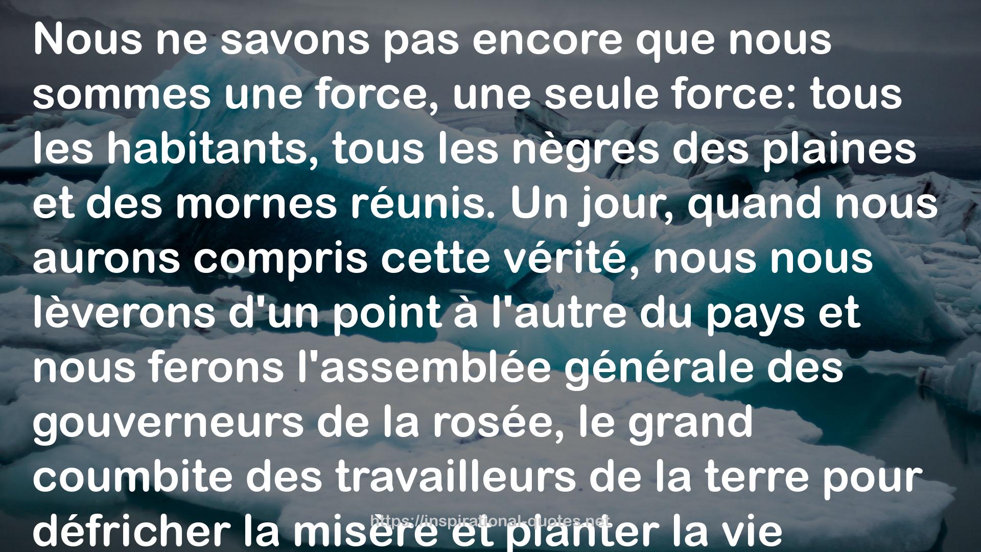 Jacques Roumain QUOTES