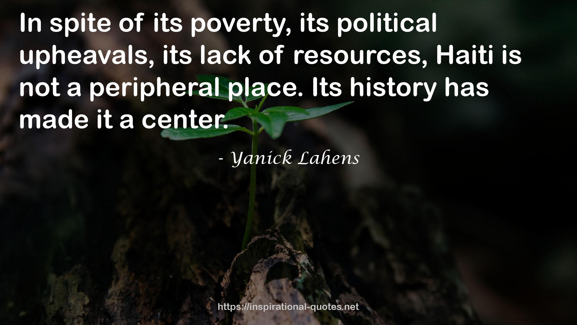 Yanick Lahens QUOTES